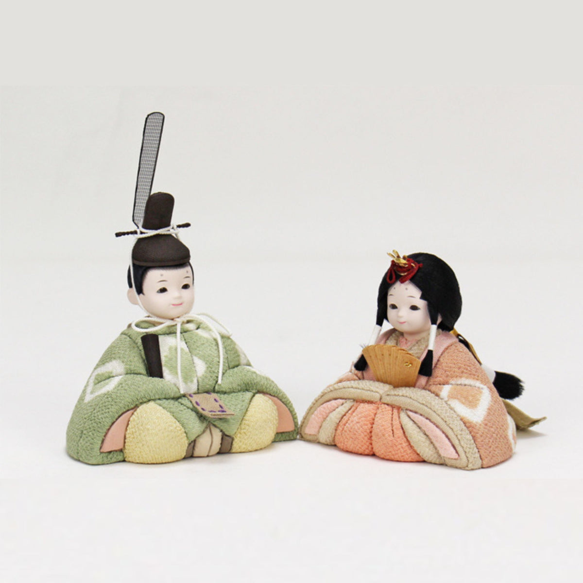 節句人形 | 草木染絞り | 桑の葉・茜 | 工房 縫nui