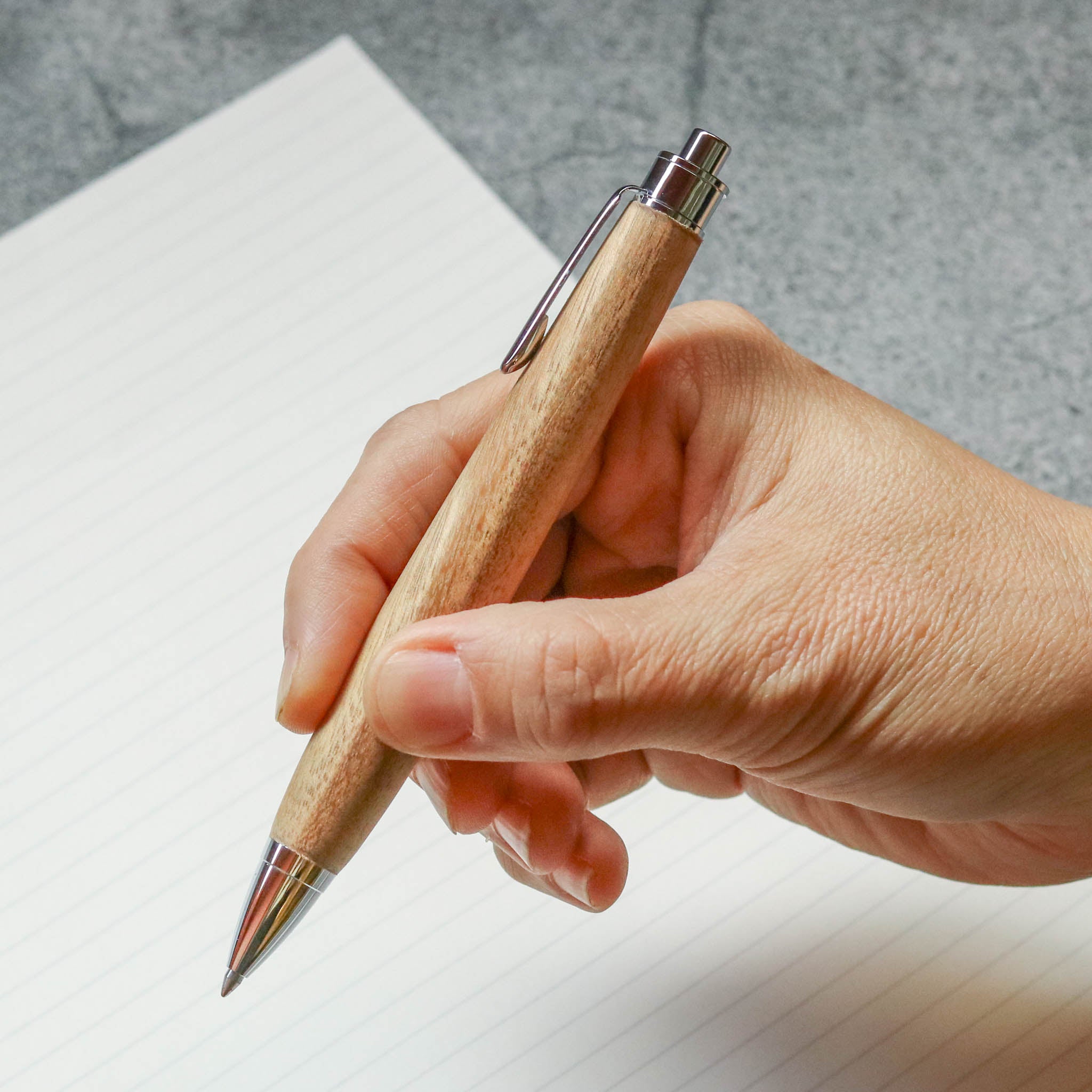 木軸ペン | 国産木 楠 クスノキ | 芯0.5mm | 木軸ペン工房 KIKI