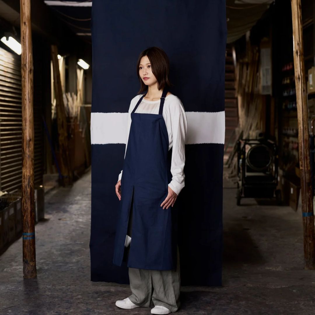 エプロン | MAKU. | 藍 AI | kiten.KYOTO