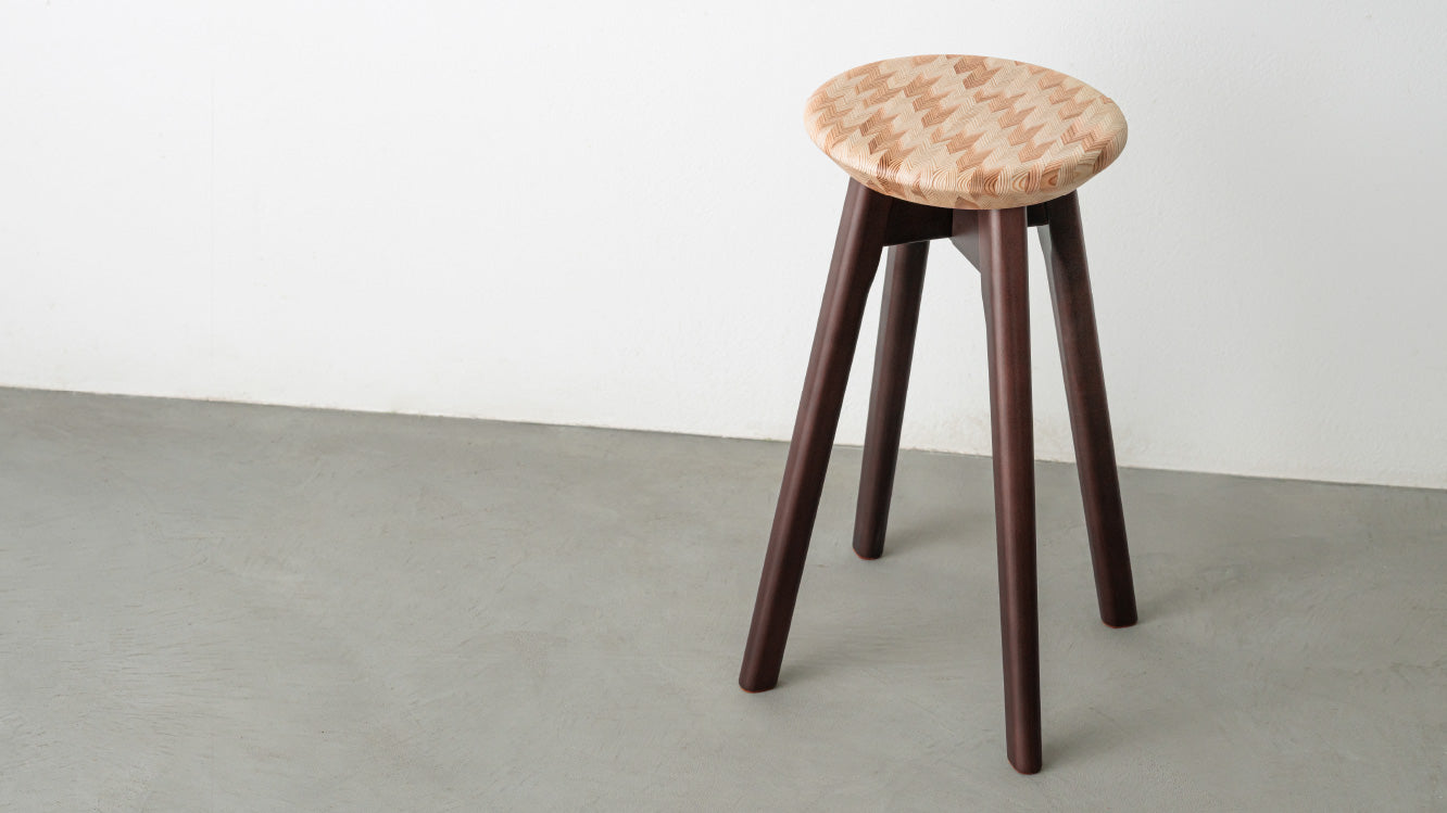 木工製品 インテリア | STOOL&TRAY TABLE | 矢絣 | ミマツ工芸