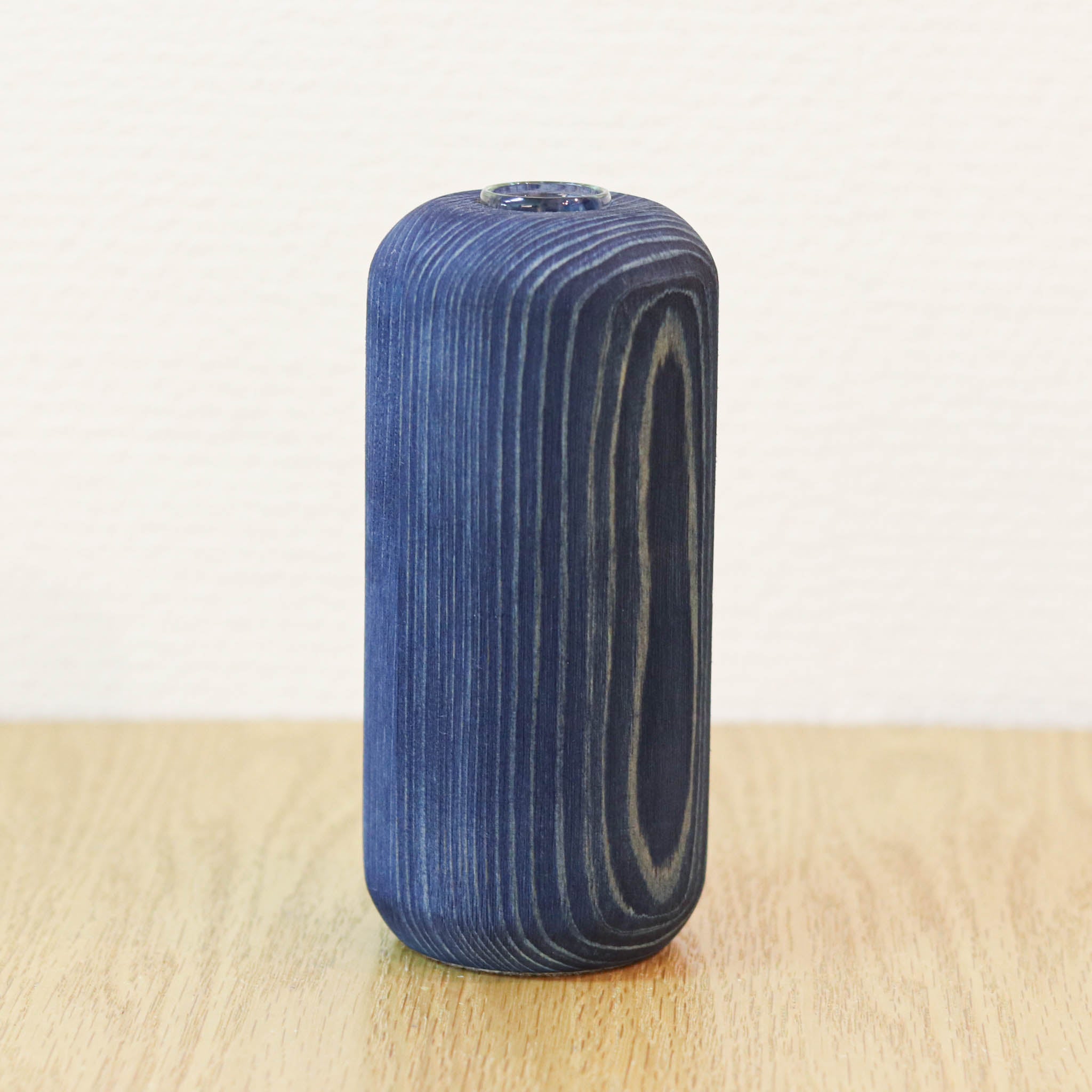 木工製品 花器 | 円筒 | 藍 M | ミマツ工芸