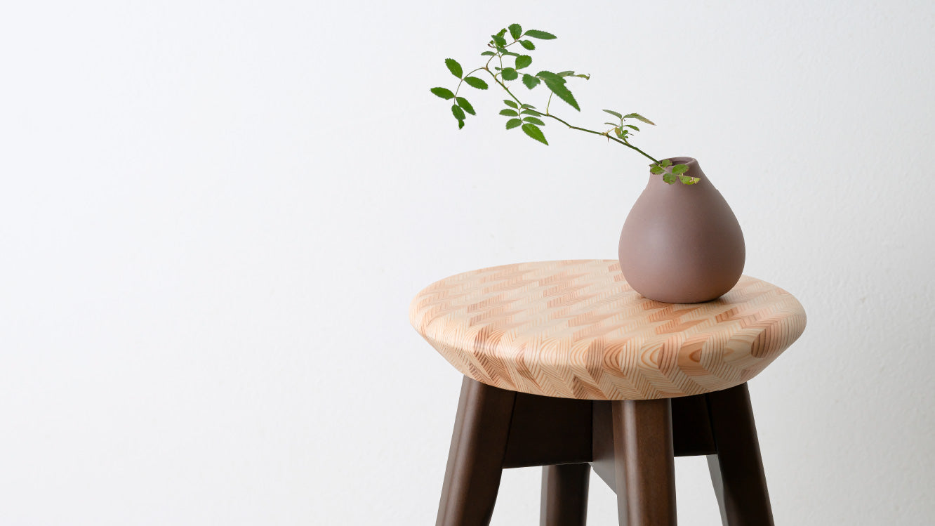 木工製品 インテリア | STOOL&TRAY TABLE | 矢絣 | ミマツ工芸