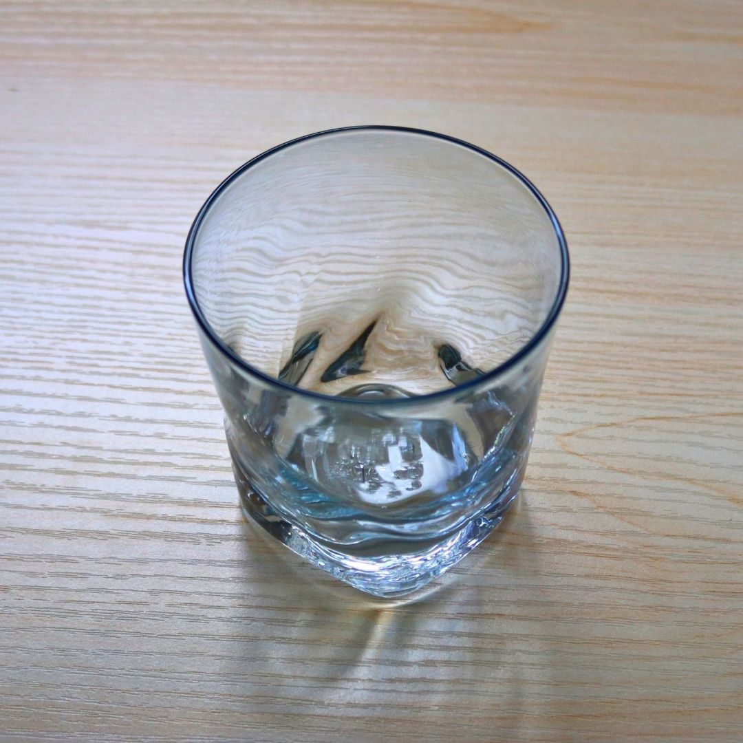 ロックグラス ペア | 能登藍 のとブルー | 緩 KAN | 能登島ガラス工房