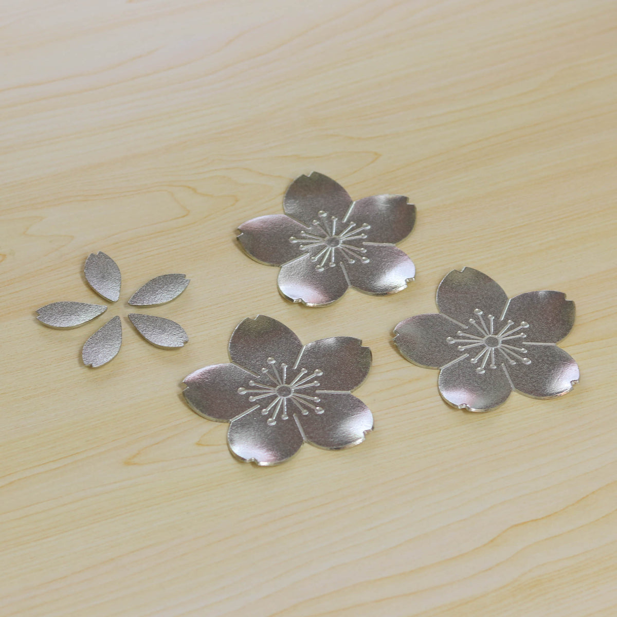 錫器 セット| 箸置 トレー | 桜 ・さくら| 能作