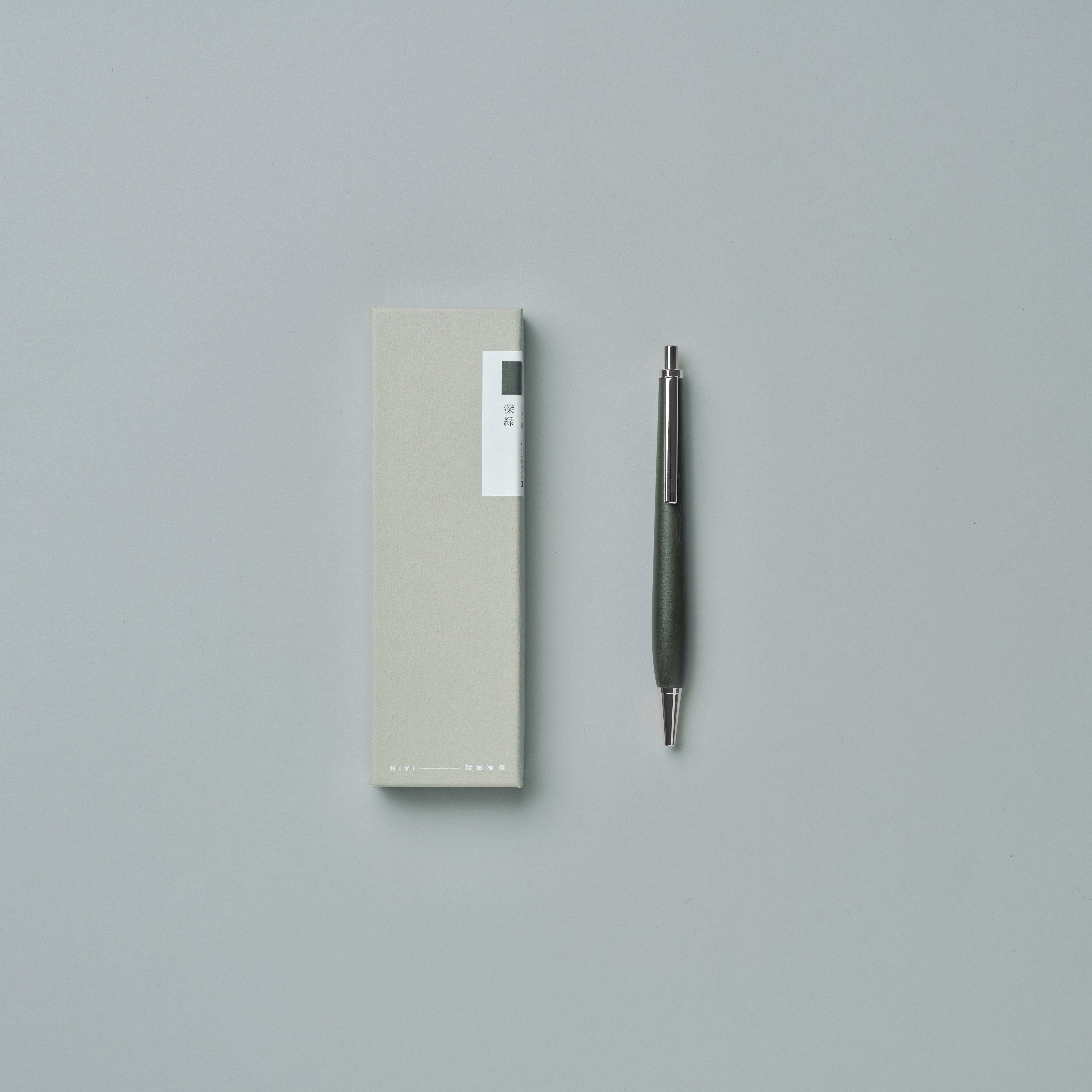 漆 ボールペン | NIVI PEN | 深緑 | 辻田漆店