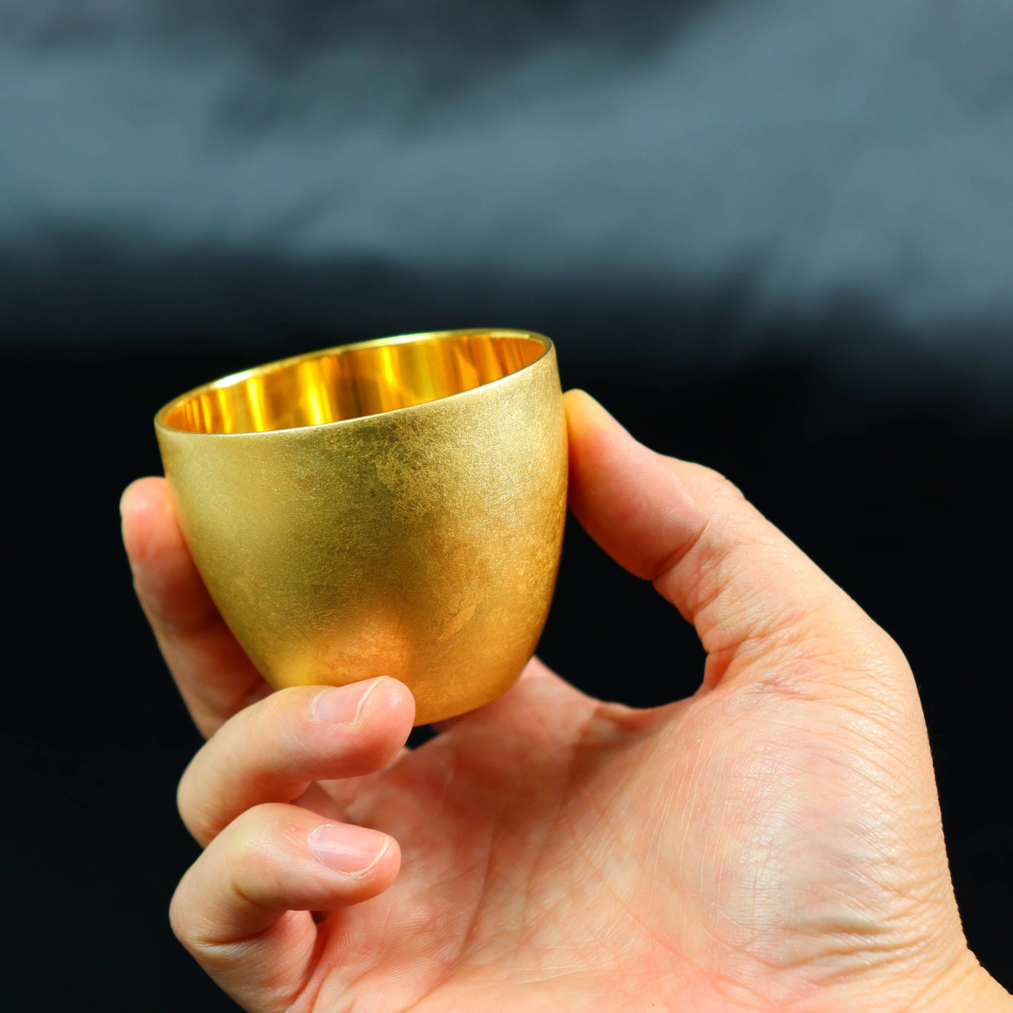 山中塗 酒器 | 箔衣 | 二重構造 ぐい呑み | ウチキ