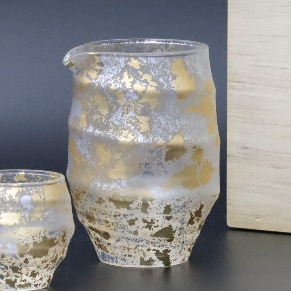 山中塗 酒器 | 喜箔グラス | 二合片口 | ウチキ