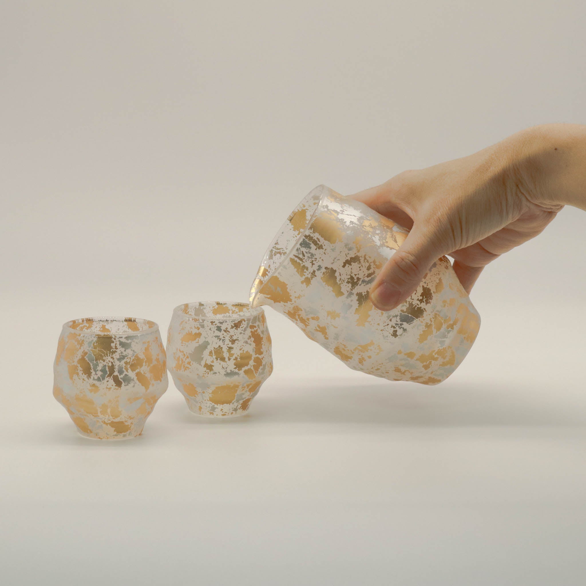 山中塗 酒器 | 喜箔グラス | 酒器セット | ウチキ