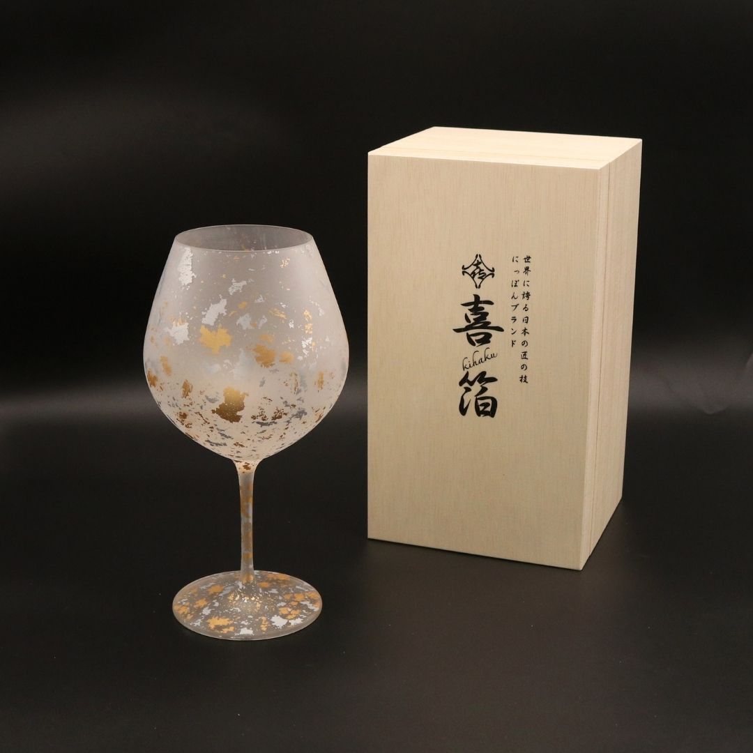 山中塗 カップ | 喜箔 | ルベル 赤ワイングラス | ウチキ