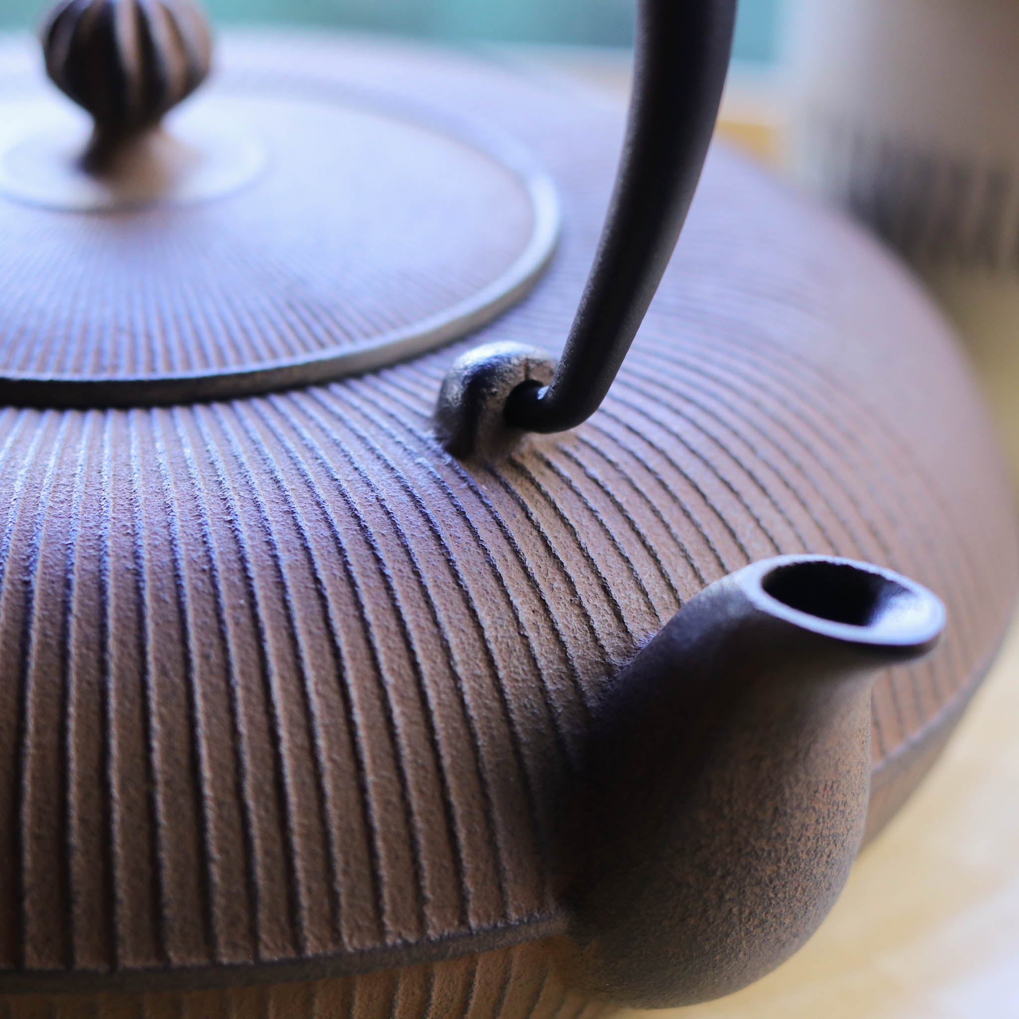 南部鉄器 鉄瓶 急須 | 立目 0.8L | ひさご色 | 及富