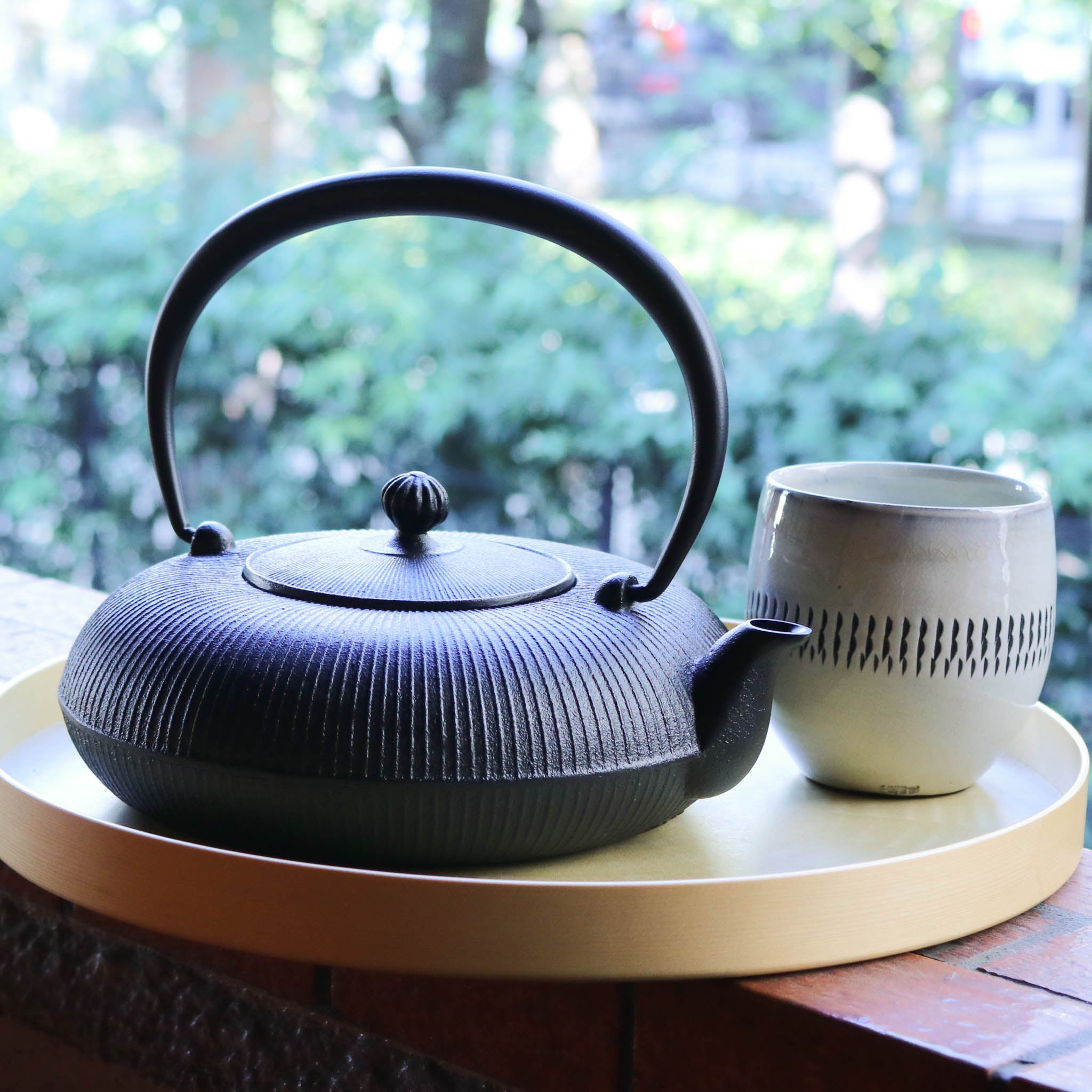 鉄瓶 南部鉄器 急須 南部鉄器 鉄瓶 急須 | 立目 0.8L | 黒 | 及富