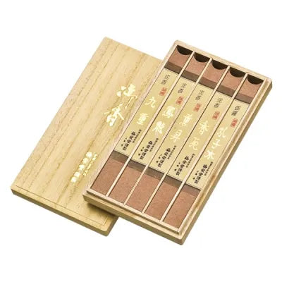 堺の線香 | 特撰五種詰合せ 桐箱 | 伽羅の香り | 梅栄堂