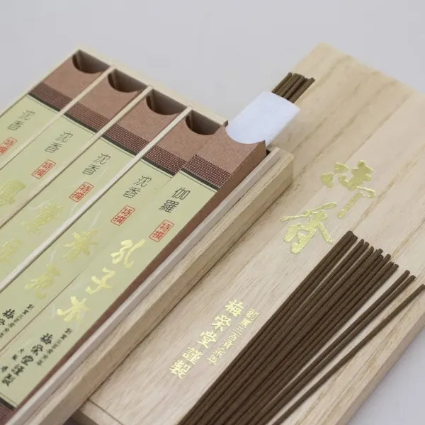 堺線香 | 特撰五種詰合せ 桐箱 | 伽羅の香り | 梅栄堂