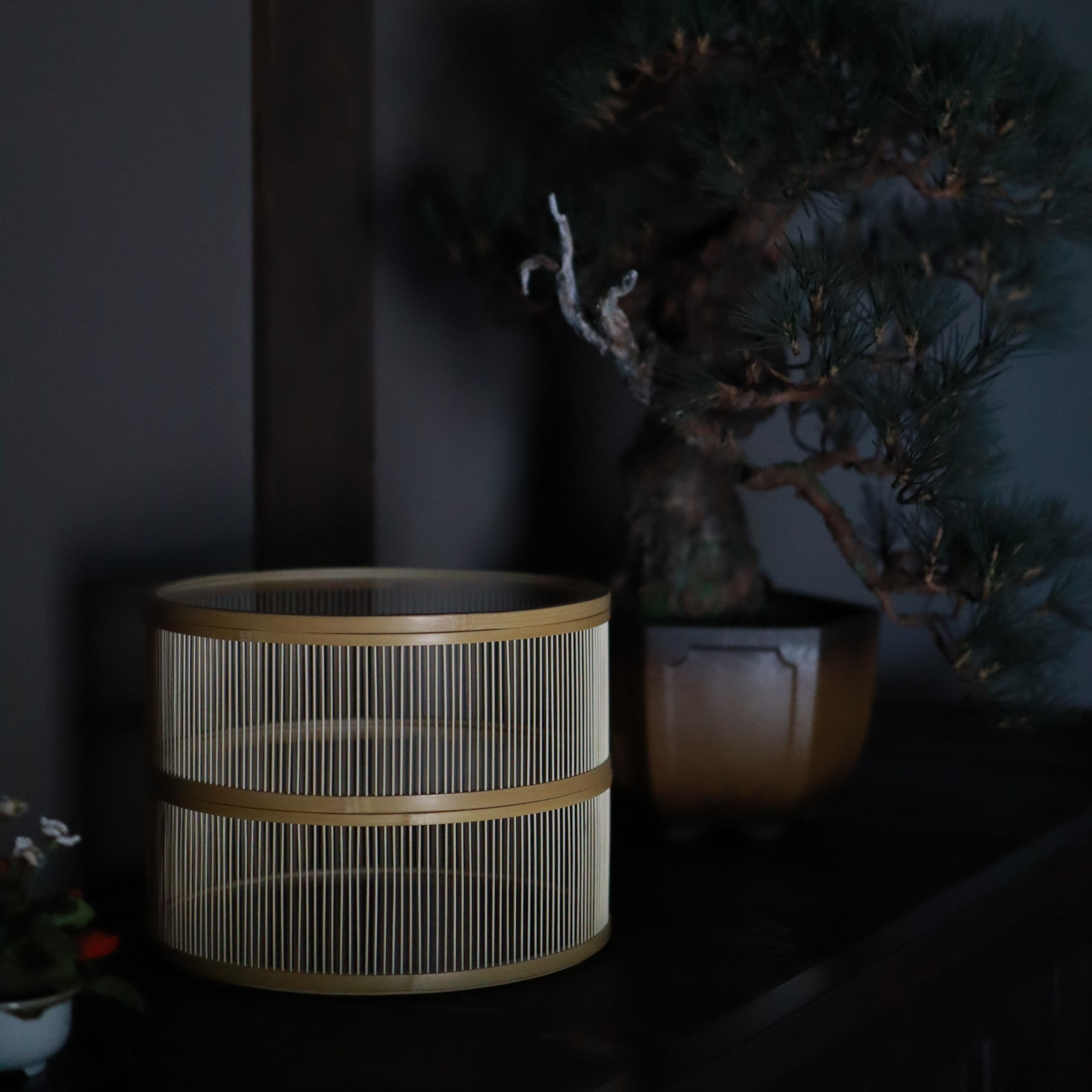 駿河竹千筋細工 菓子器 | カラ | hounobi