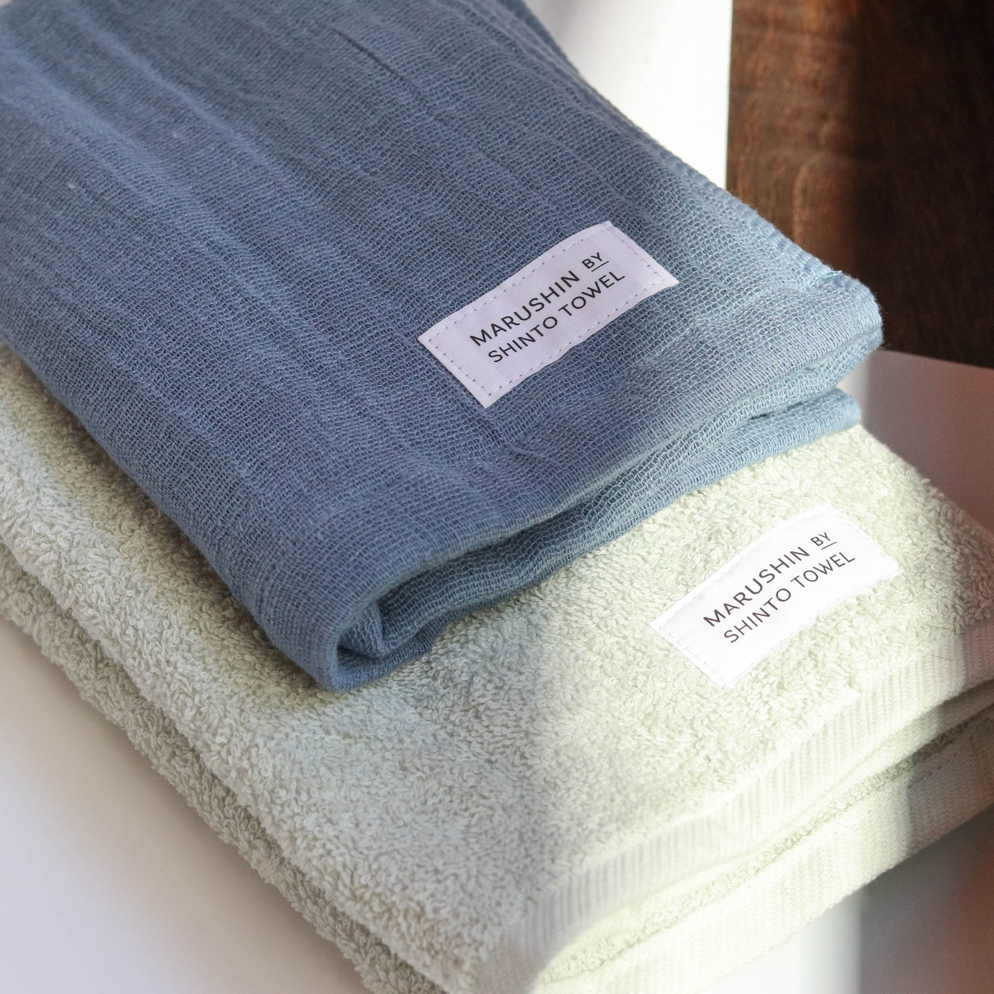泉州タオル | ランダムガーゼ | フェイスタオルセット | MARUSHIN by SHINTO TOWEL