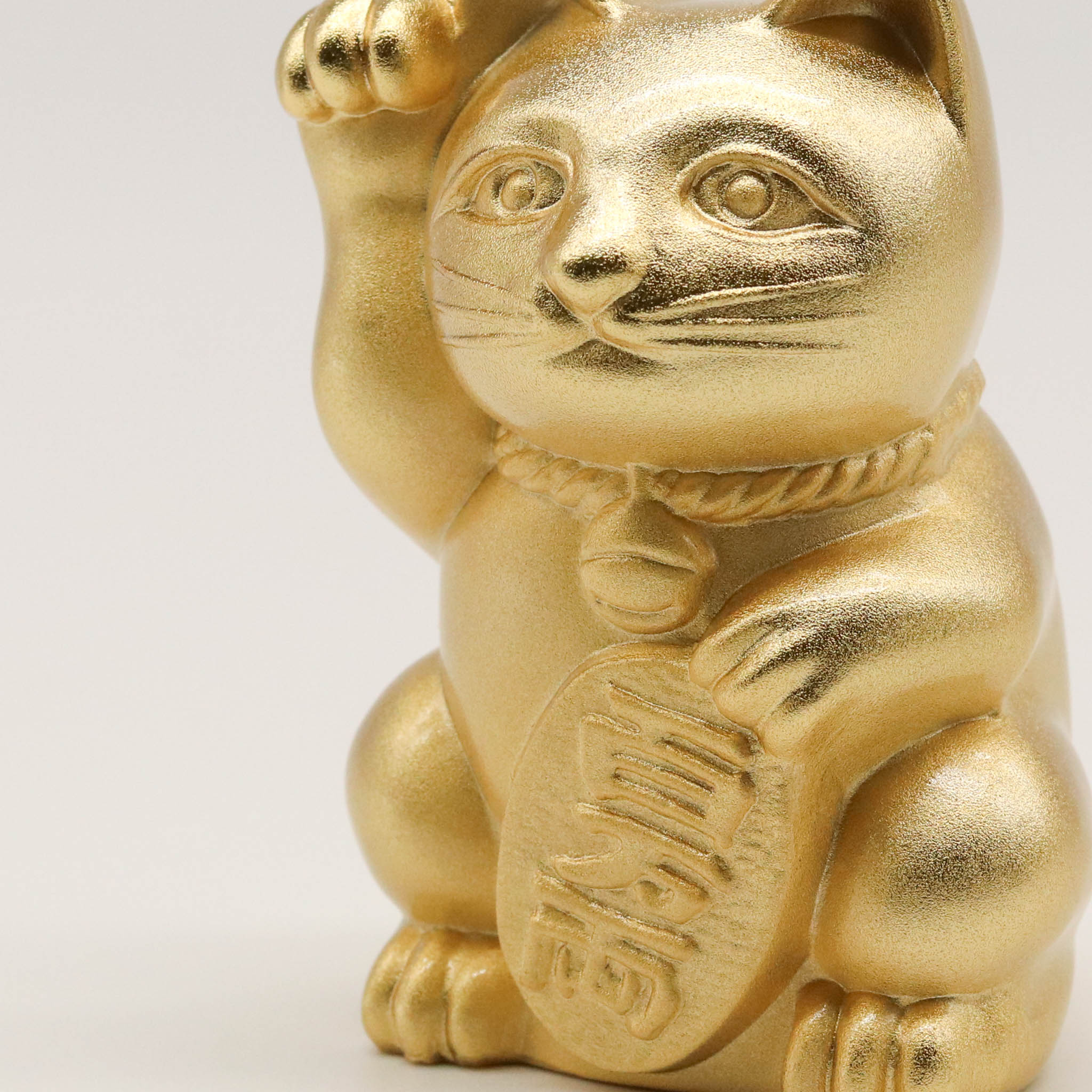 高岡銅器 | 招き猫 | 消金・金蒔絵仕上げ | 銀雅堂