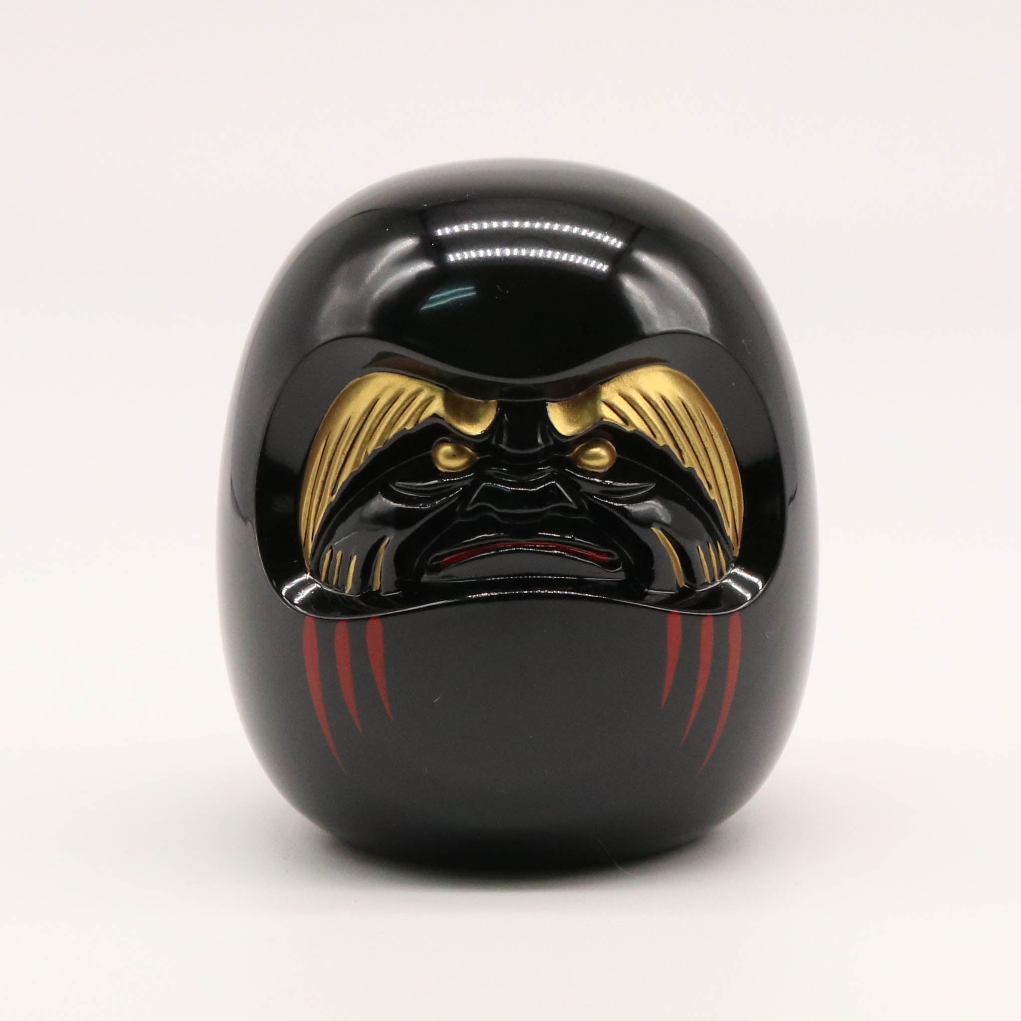 高岡銅器 | 達磨 | 黒漆・金蒔絵仕上げ | 銀雅堂