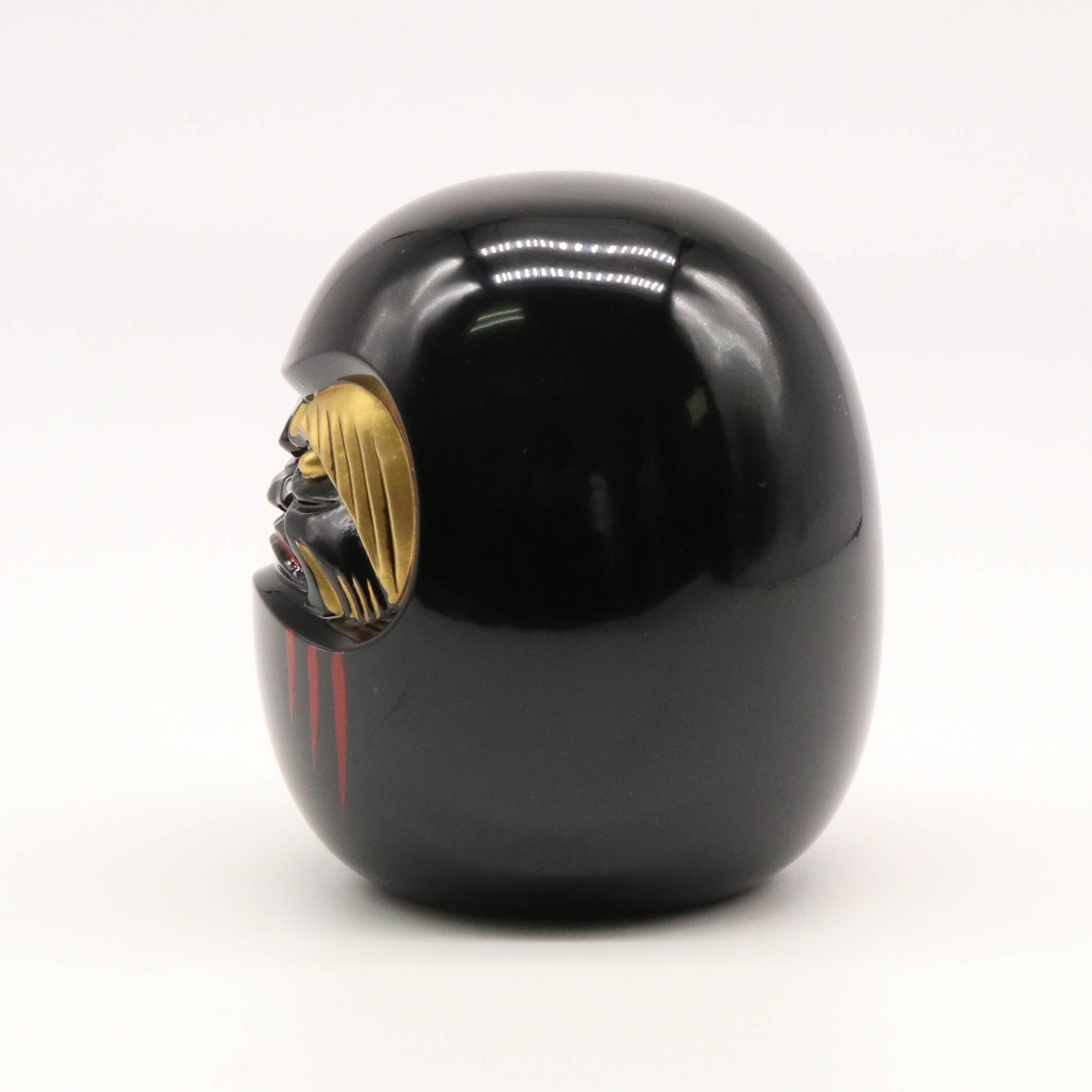 高岡銅器 | 達磨 | 黒漆・金蒔絵仕上げ | 銀雅堂