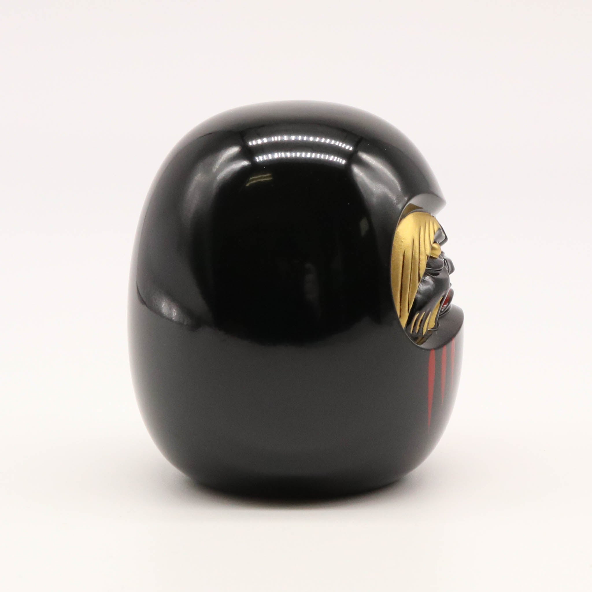 高岡銅器 | 達磨 | 黒漆・金蒔絵仕上げ | 銀雅堂