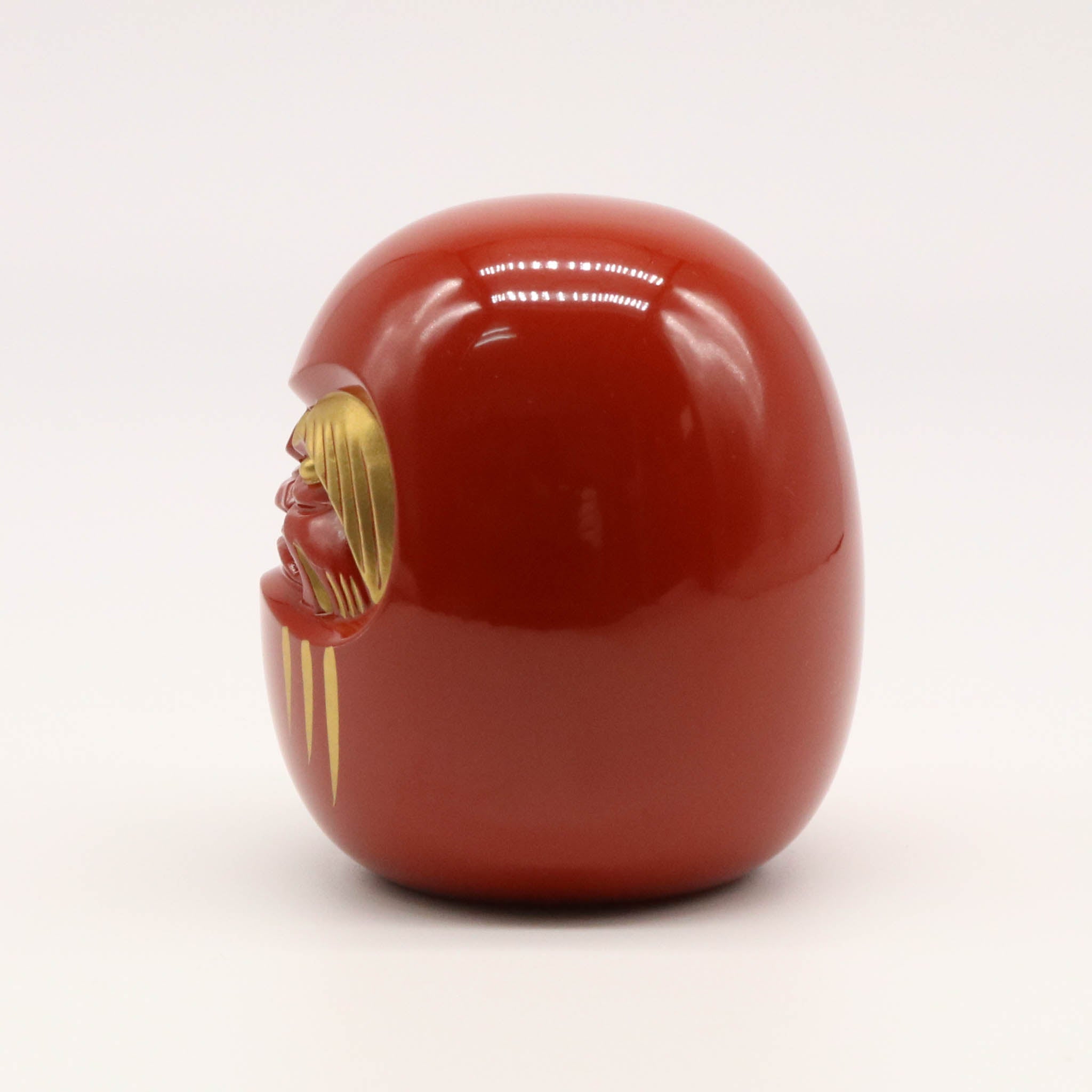 高岡銅器 | 達磨 | 赤漆・金蒔絵仕上げ | 銀雅堂