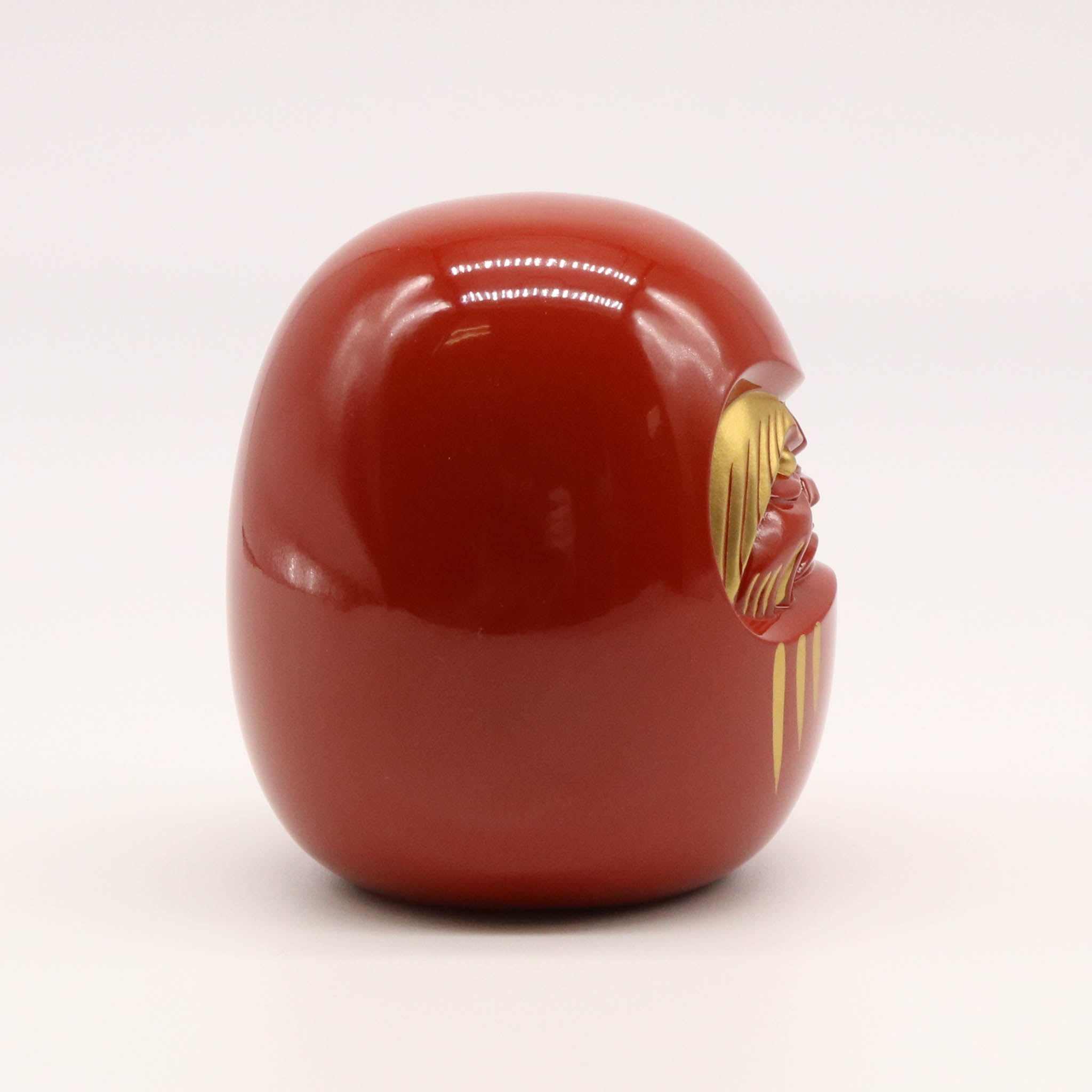 高岡銅器 | 達磨 | 赤漆・金蒔絵仕上げ | 銀雅堂