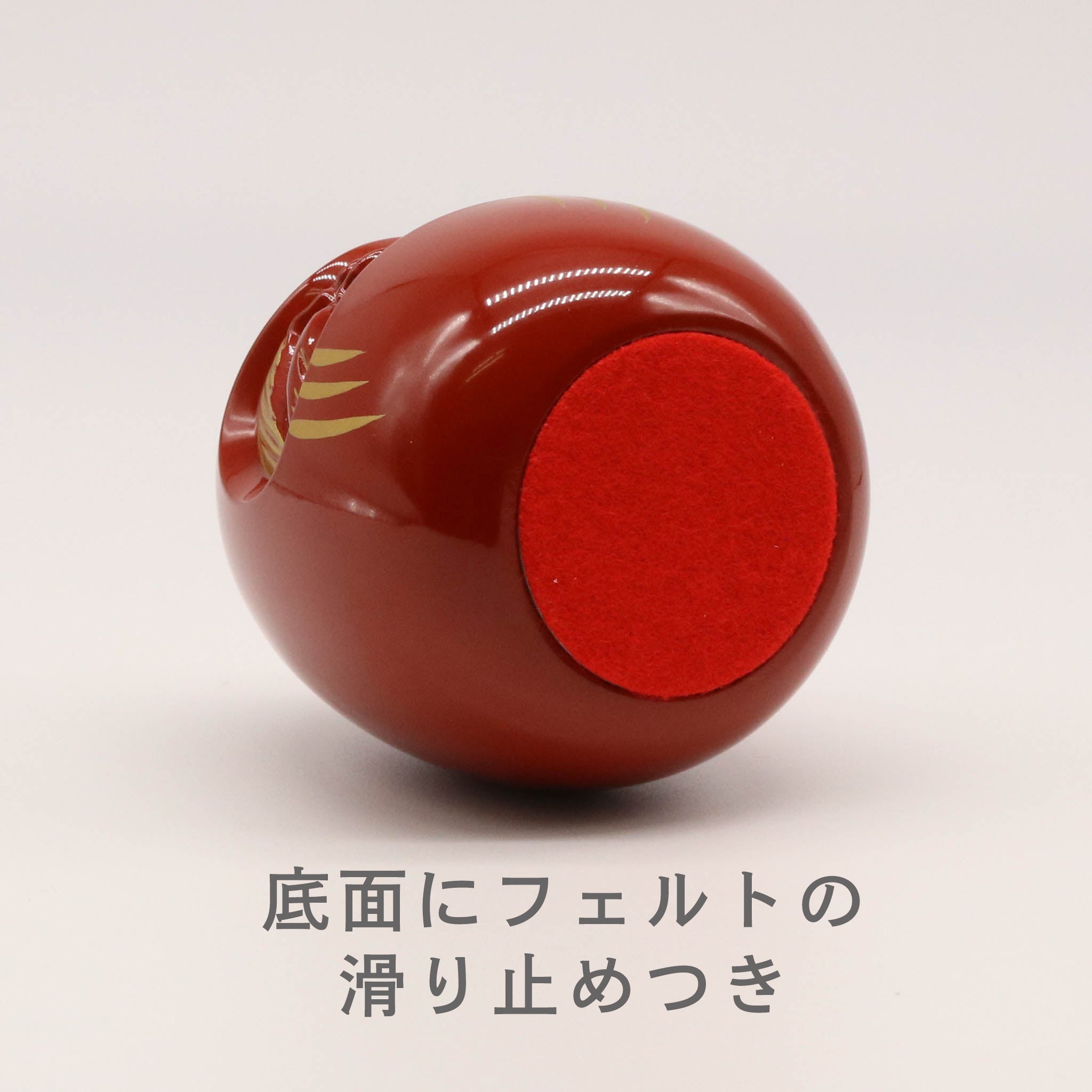 高岡銅器 | 達磨 | 赤漆・金蒔絵仕上げ | 銀雅堂