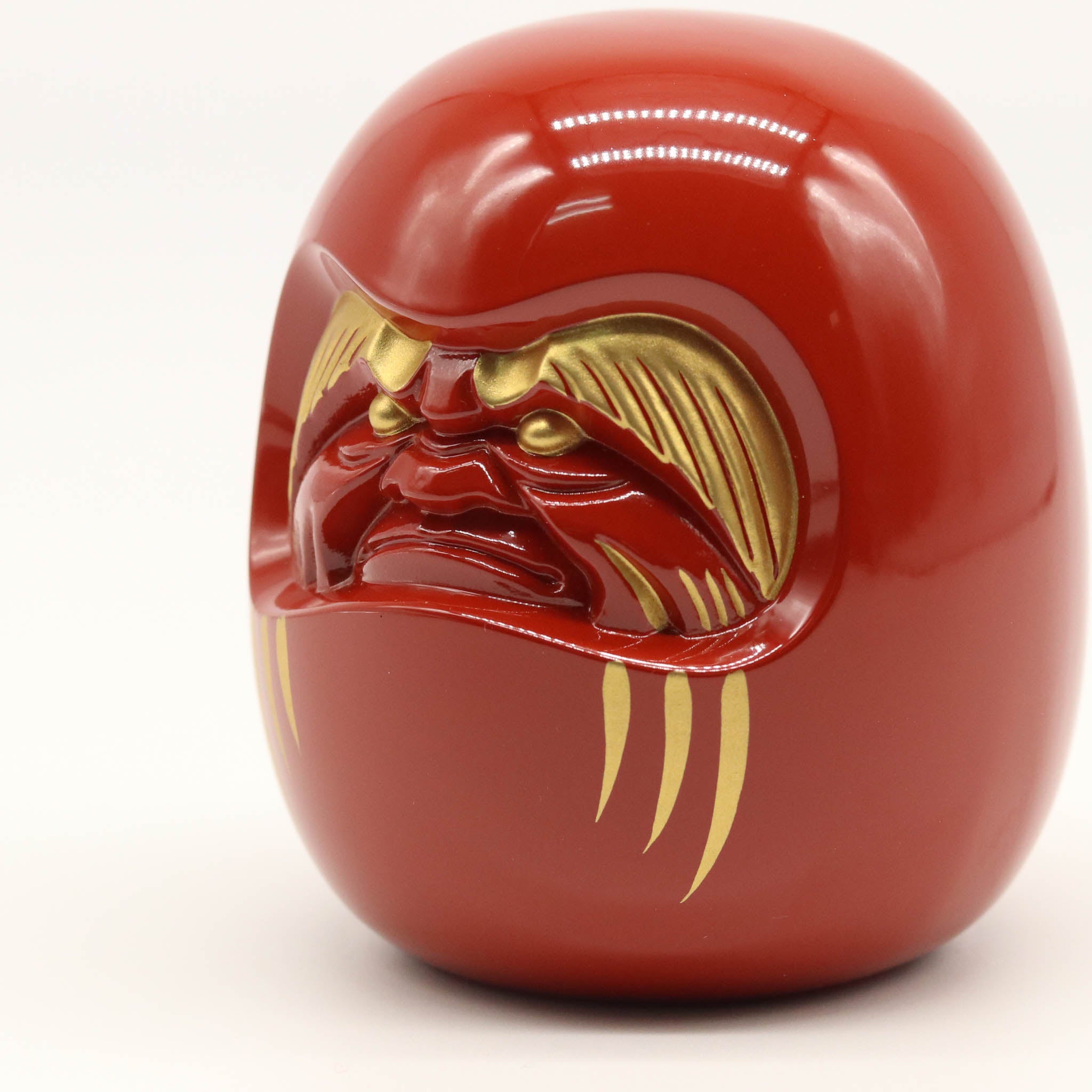 高岡銅器 | 達磨 | 赤漆・金蒔絵仕上げ | 銀雅堂
