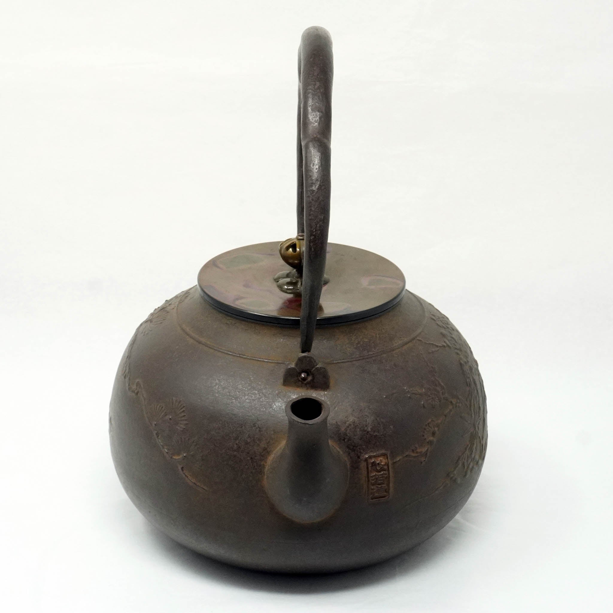 高岡銅器 鉄瓶 | 松竹梅文 | 般若鋳造所