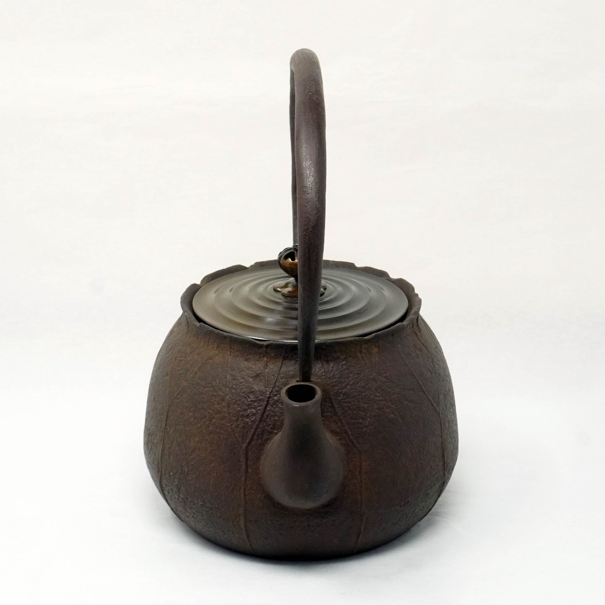 高岡銅器 鉄瓶 | 荷葉 蓮形 | 般若鋳造所