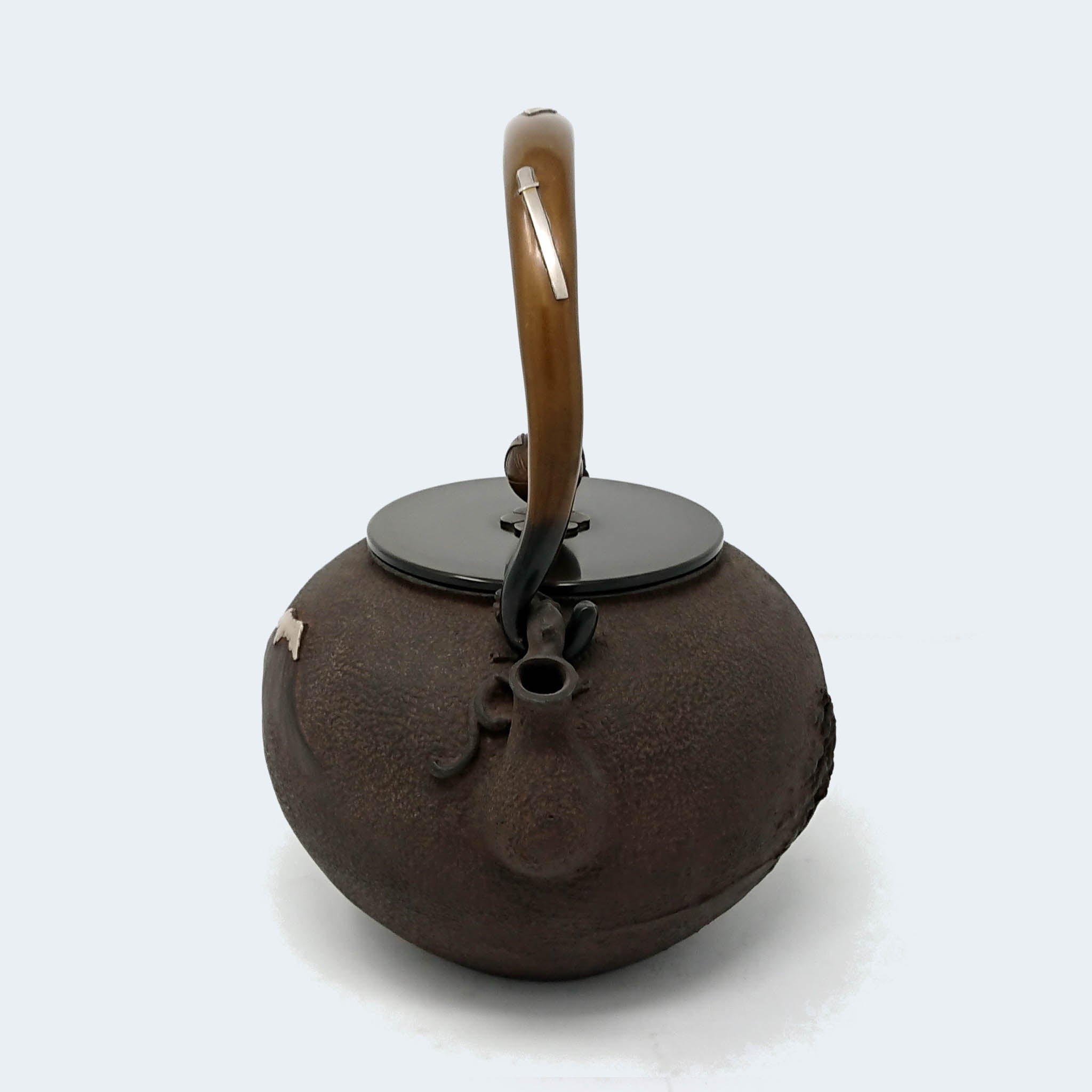 高岡銅器 鉄瓶 | 富士浜松図 | 般若鋳造所