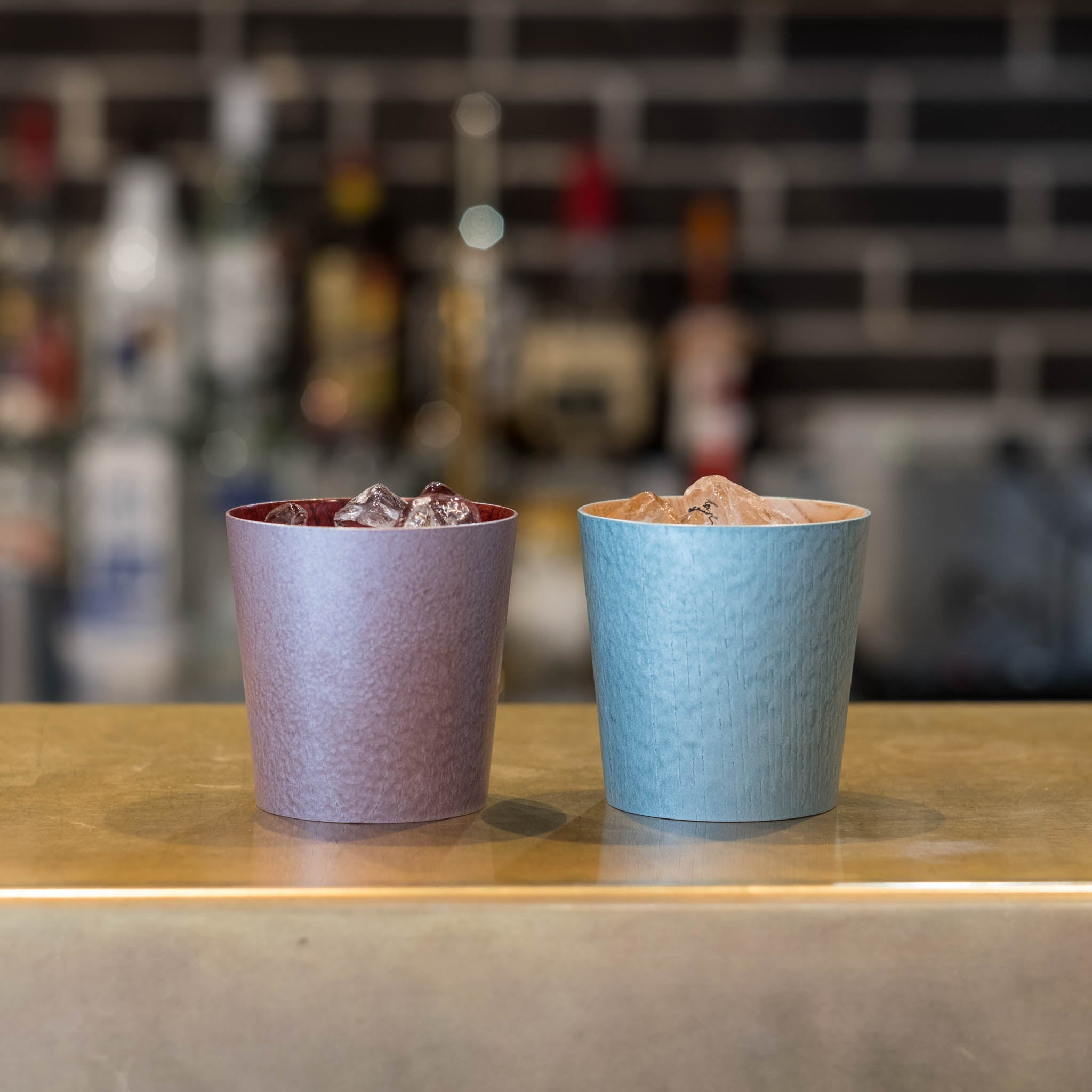 山中漆器 お椀 | うつろいカップ | クールブラック 黒摺 | 浅田漆器工芸