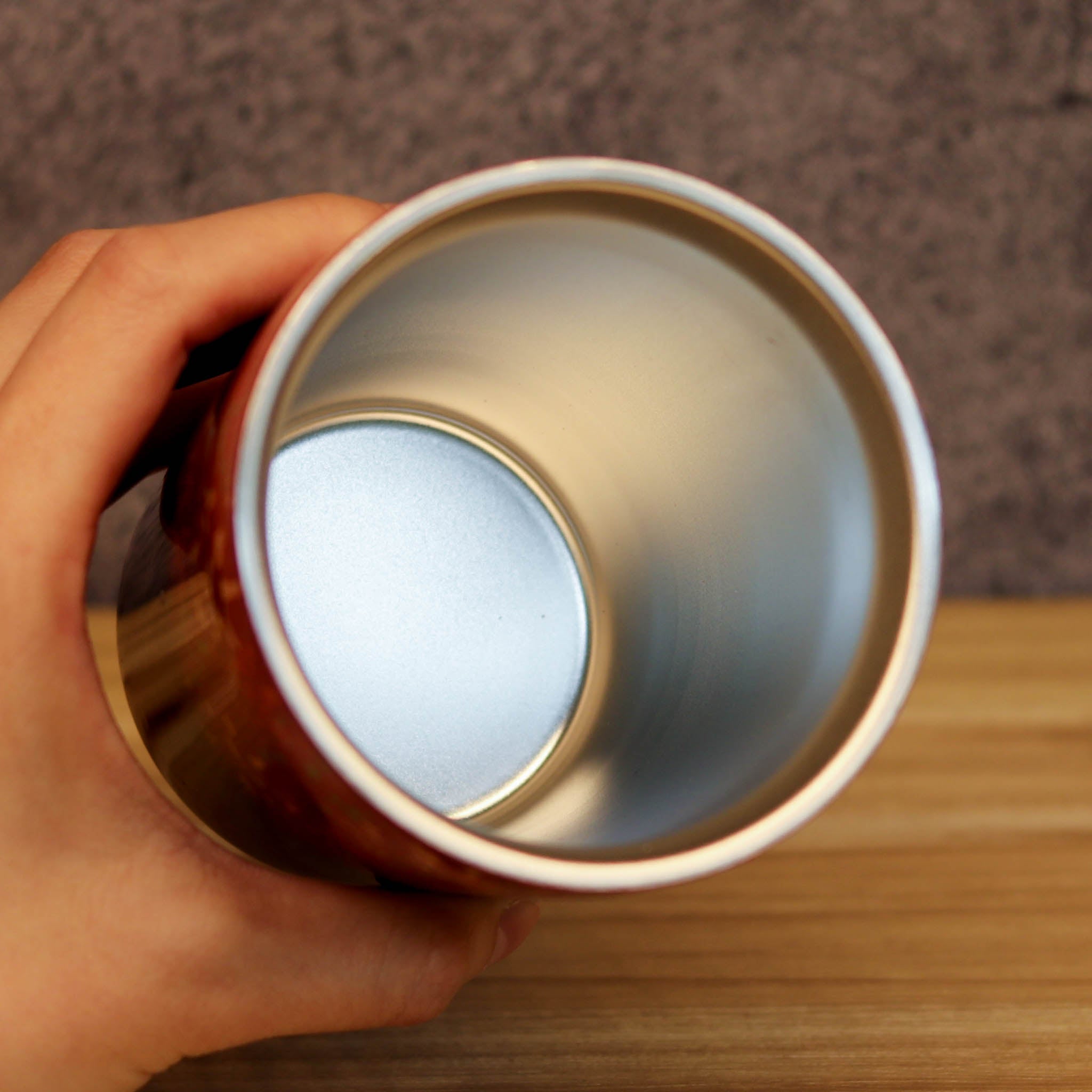 津軽塗 | 二重構造 ステンレスカップ | 変り塗 茜 | 小林漆器