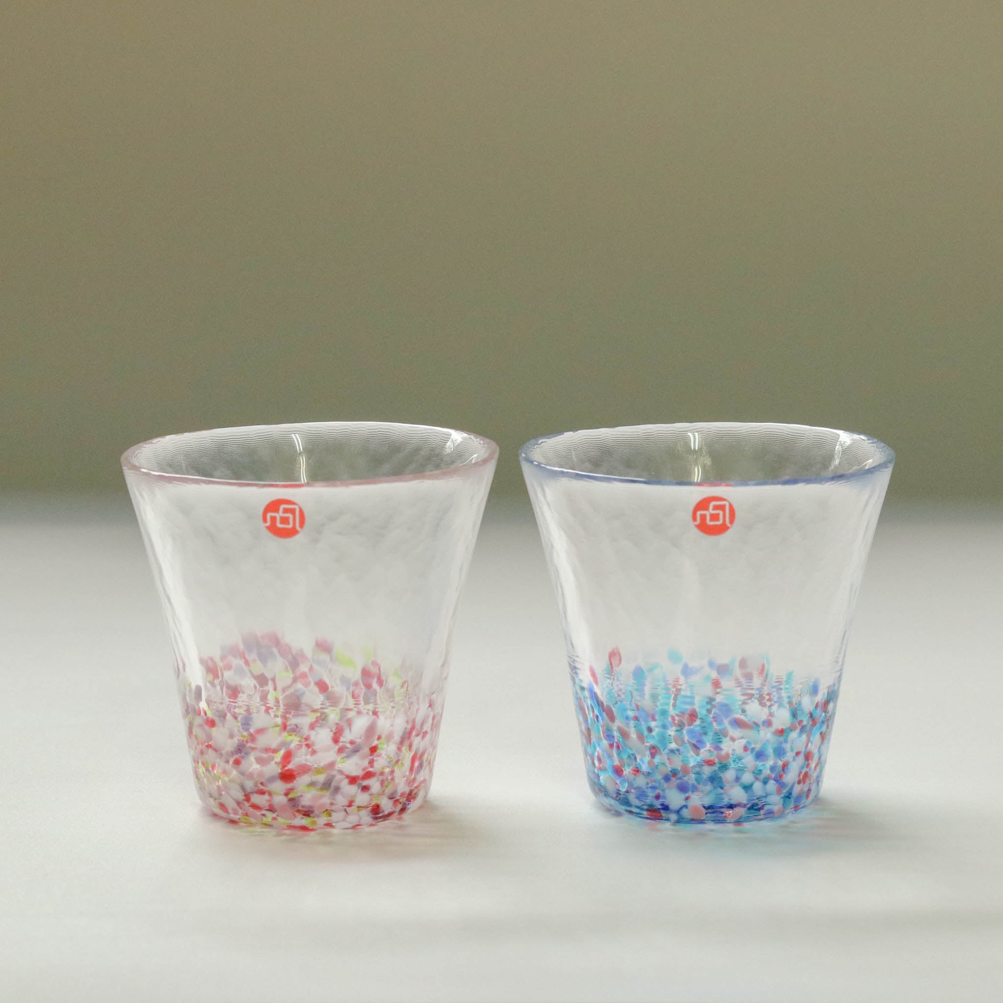 津軽びいどろ グラスペア | にほんの色ふうけい | 春麗ら | 北洋硝子