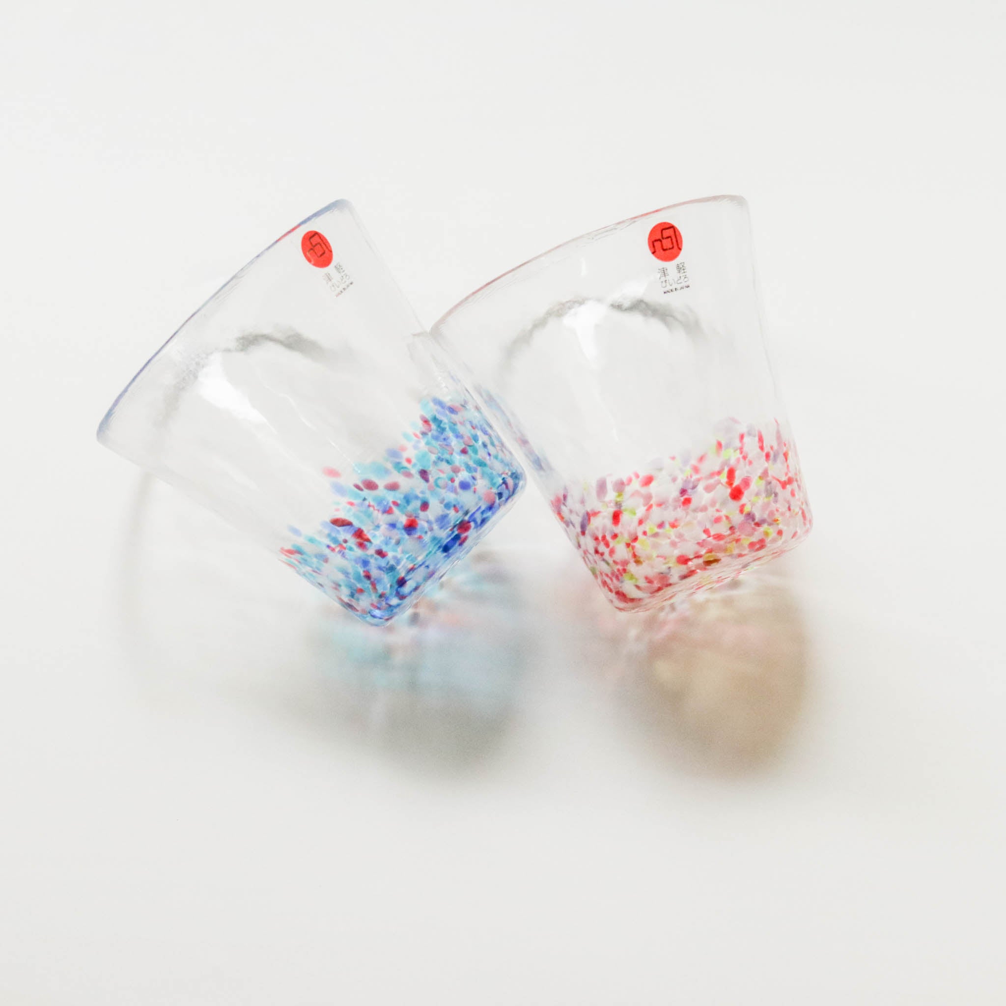 津軽びいどろ グラスペア | にほんの色ふうけい | 春麗ら | 北洋硝子