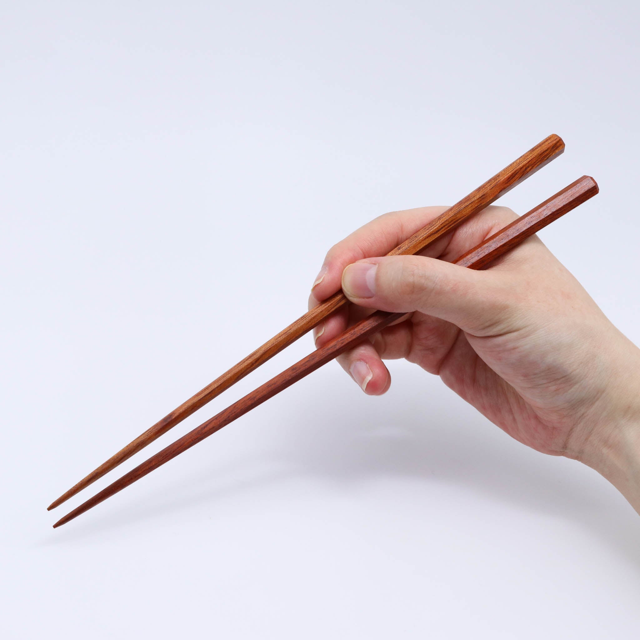 若狭塗 ペア箸 | サティーネ 七角 桐箱入り | 拭漆 | マツ勘