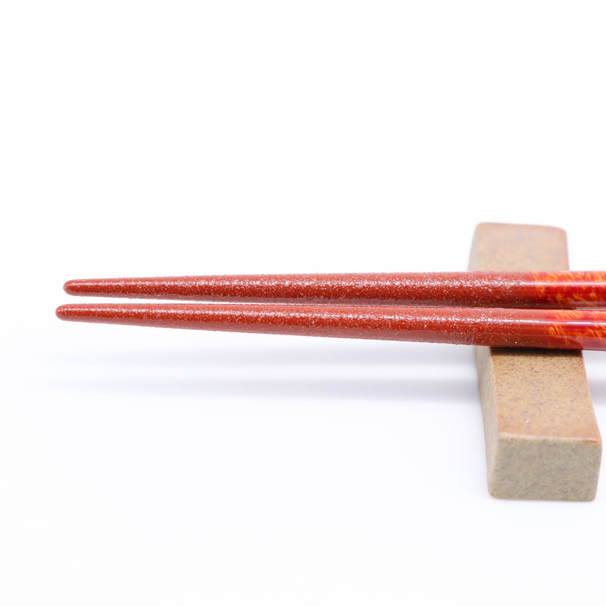 若狭塗 ペア箸 | 夜空 宵・暁 桐箱入り 箸置き付 | 砂岩 | マツ勘