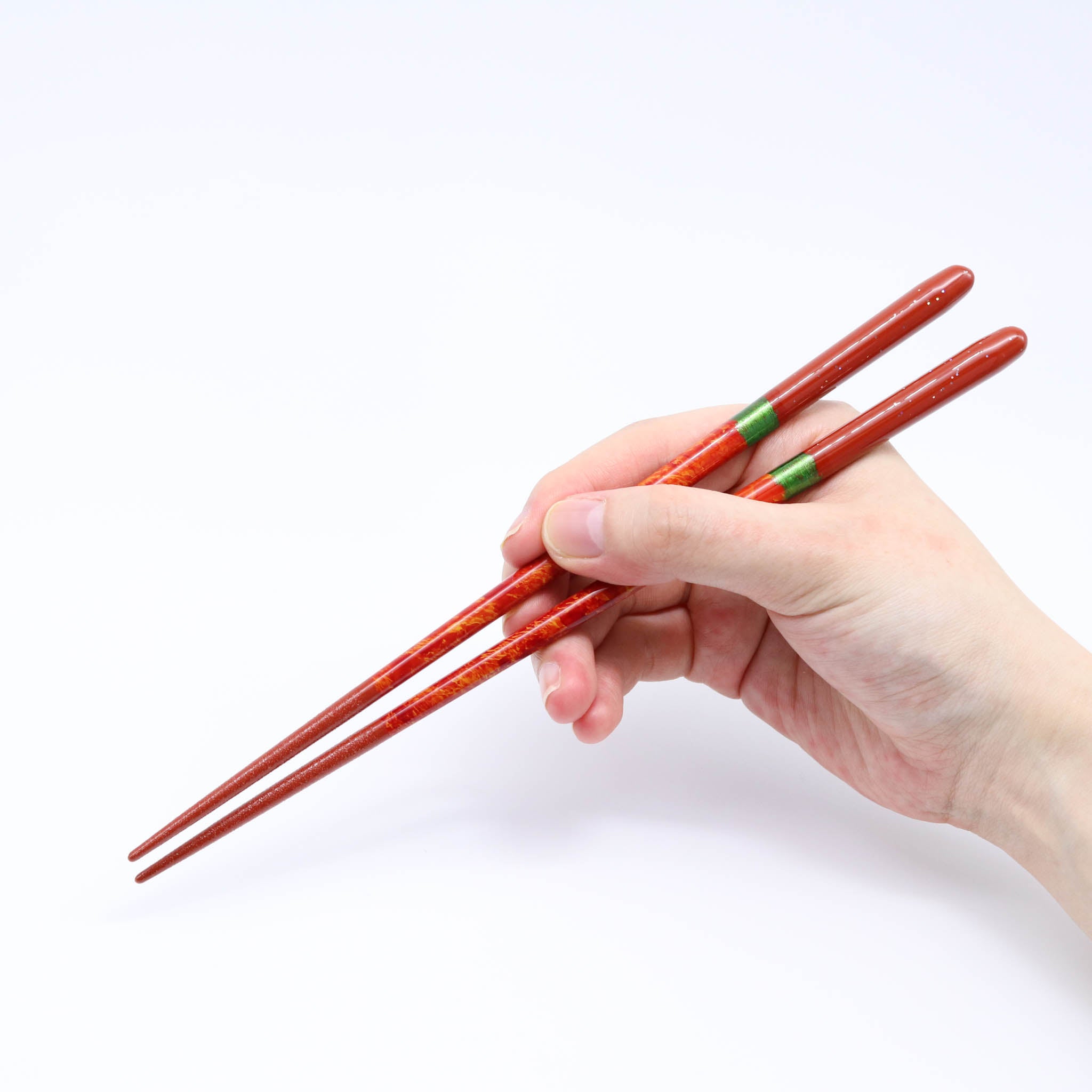 若狭塗 ペア箸 | 夜空 宵・暁 桐箱入り 箸置き付 | 砂岩 | マツ勘