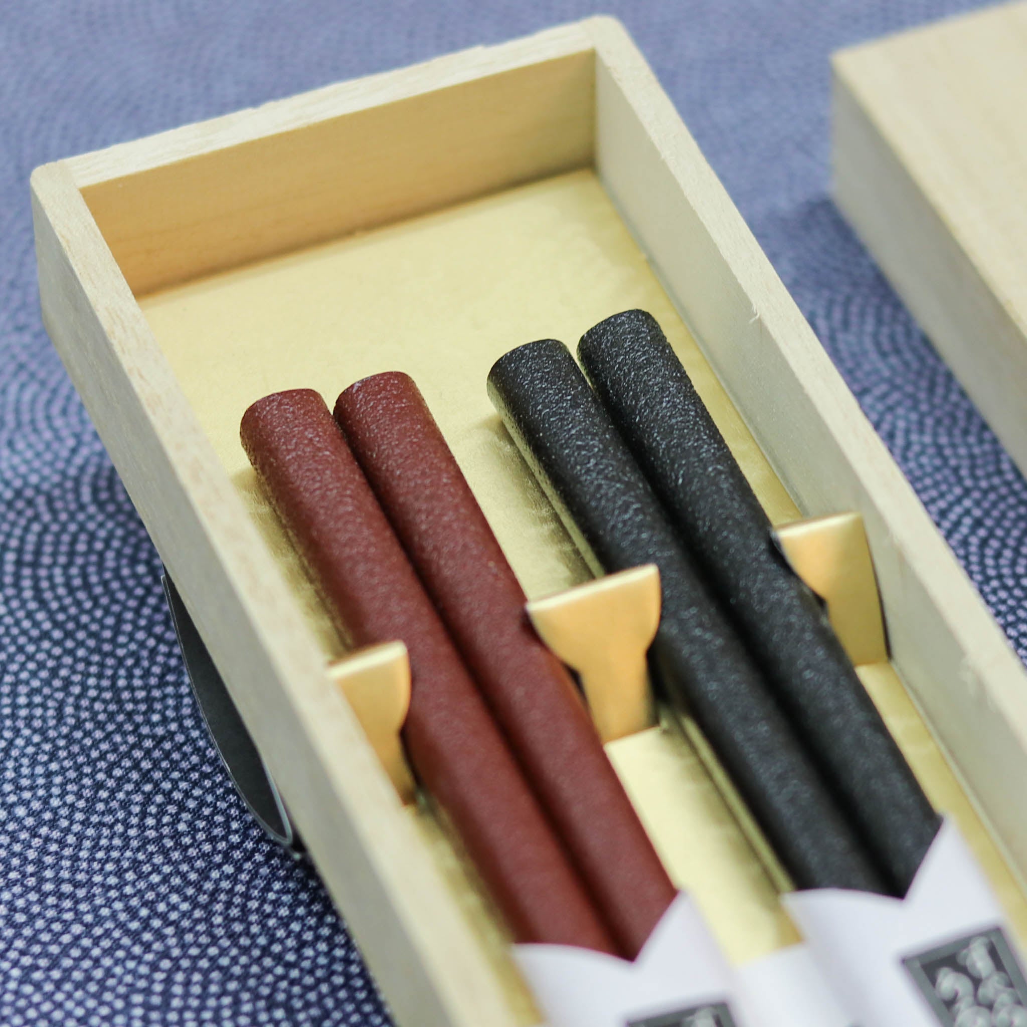 輪島塗 | 夫婦箸 乾漆 | 22.5cm | 大藤漆器店