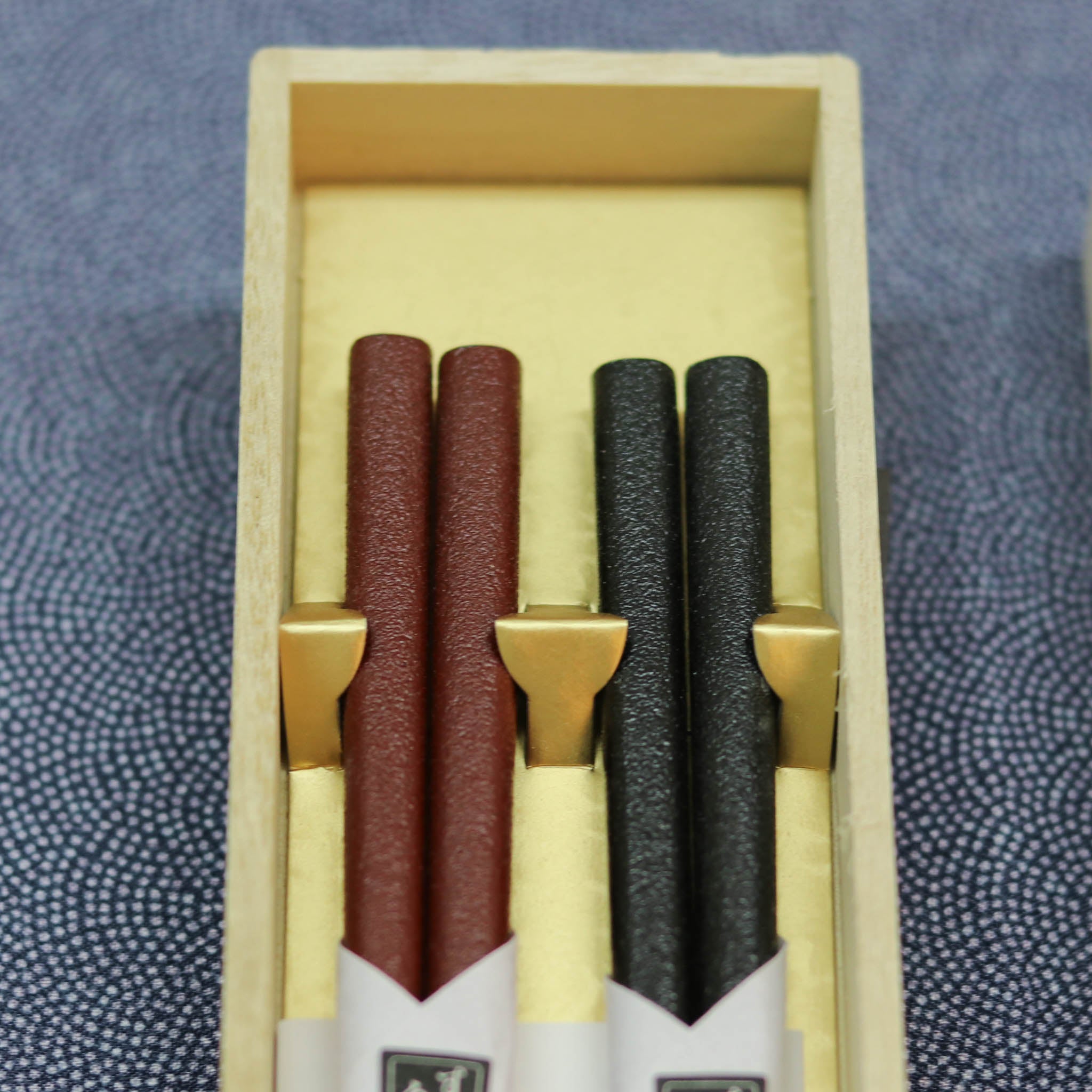 輪島塗 | 夫婦箸 乾漆 | 22.5cm | 大藤漆器店