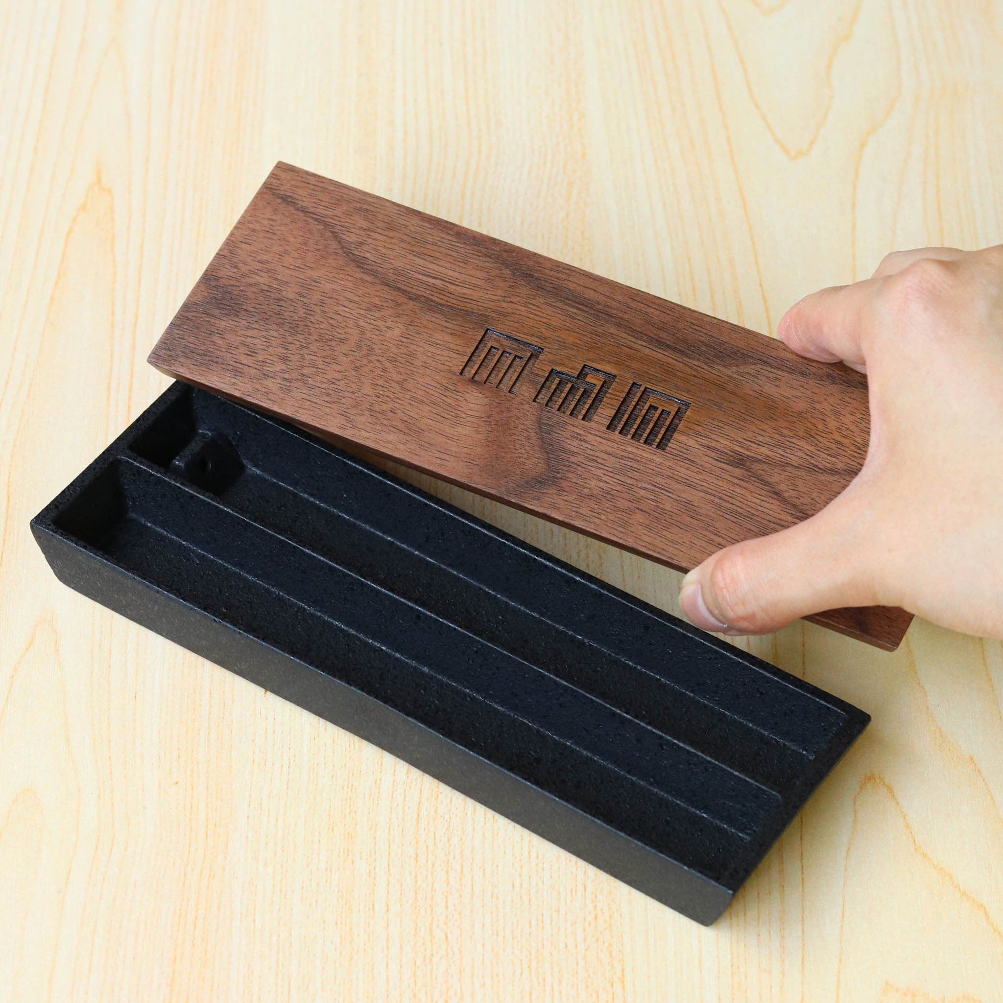 山形鋳物 合せ香箱 | 源氏香 | L | 鋳心ノ工房