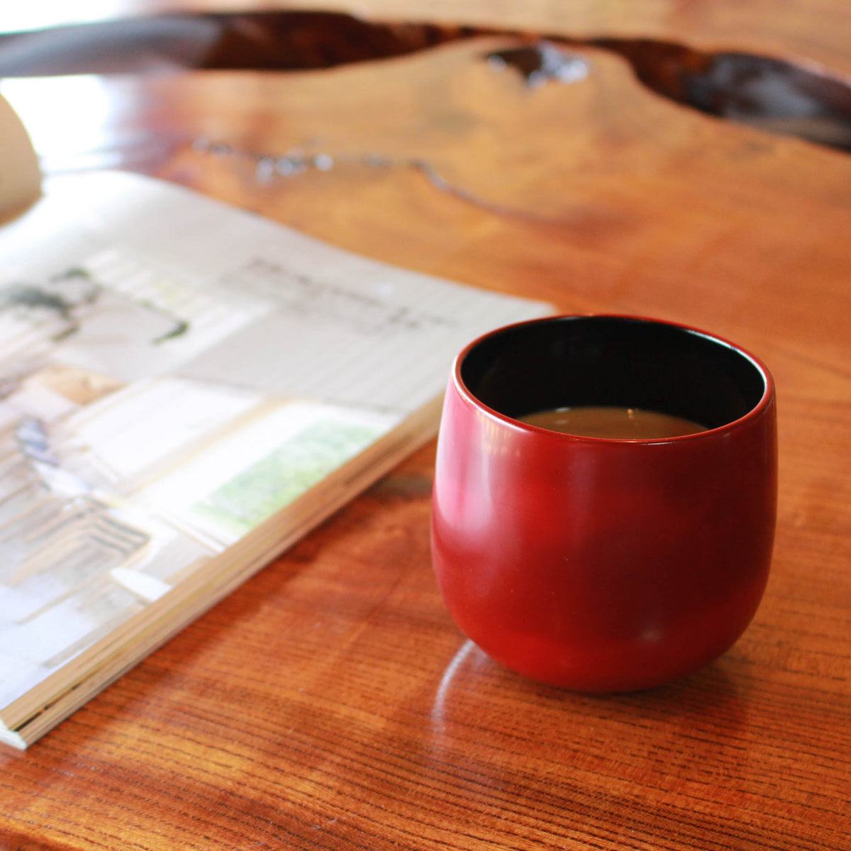 山中漆器 | SUWARI | 叢雲塗 japan red | 浅田漆器工芸