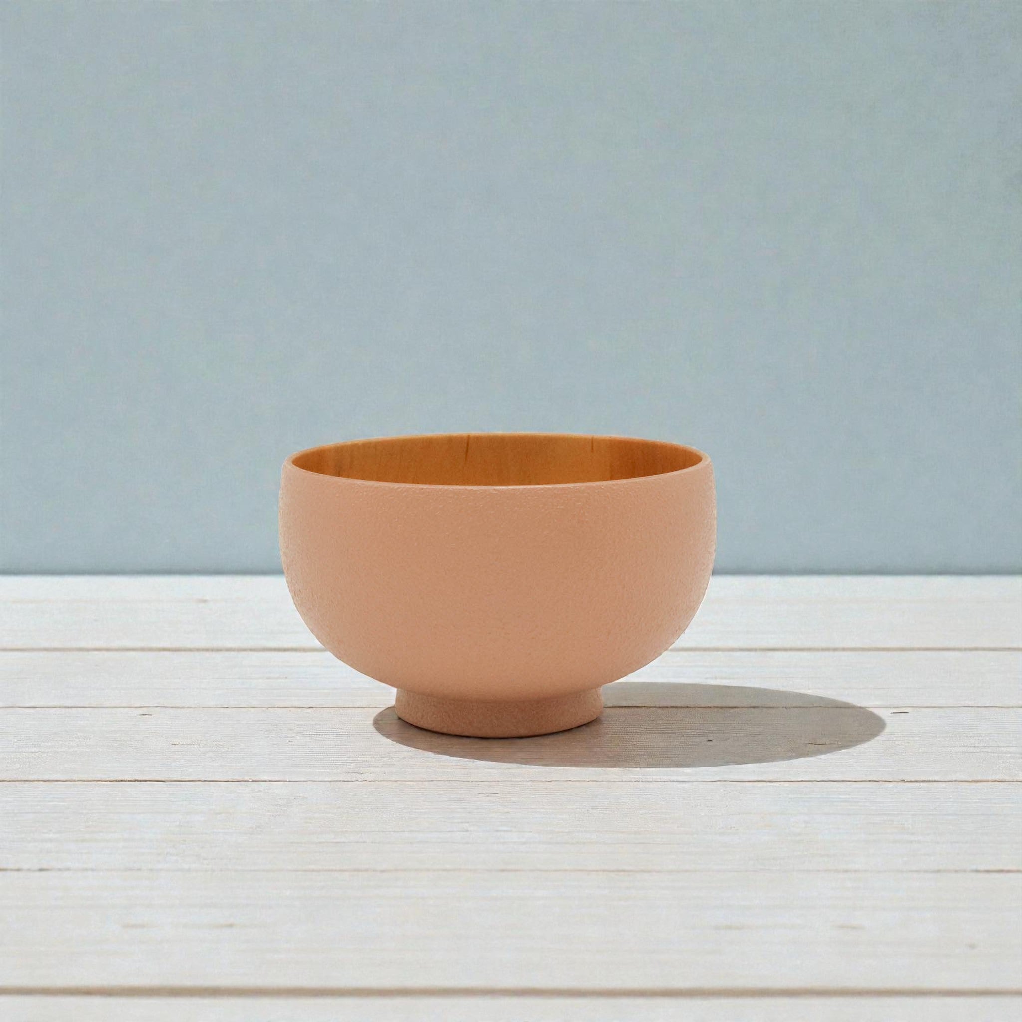 山中漆器 子供用食器 | しらさぎ椀S sibo | 桜 ナチュラル×ピンク | 白鷺木工