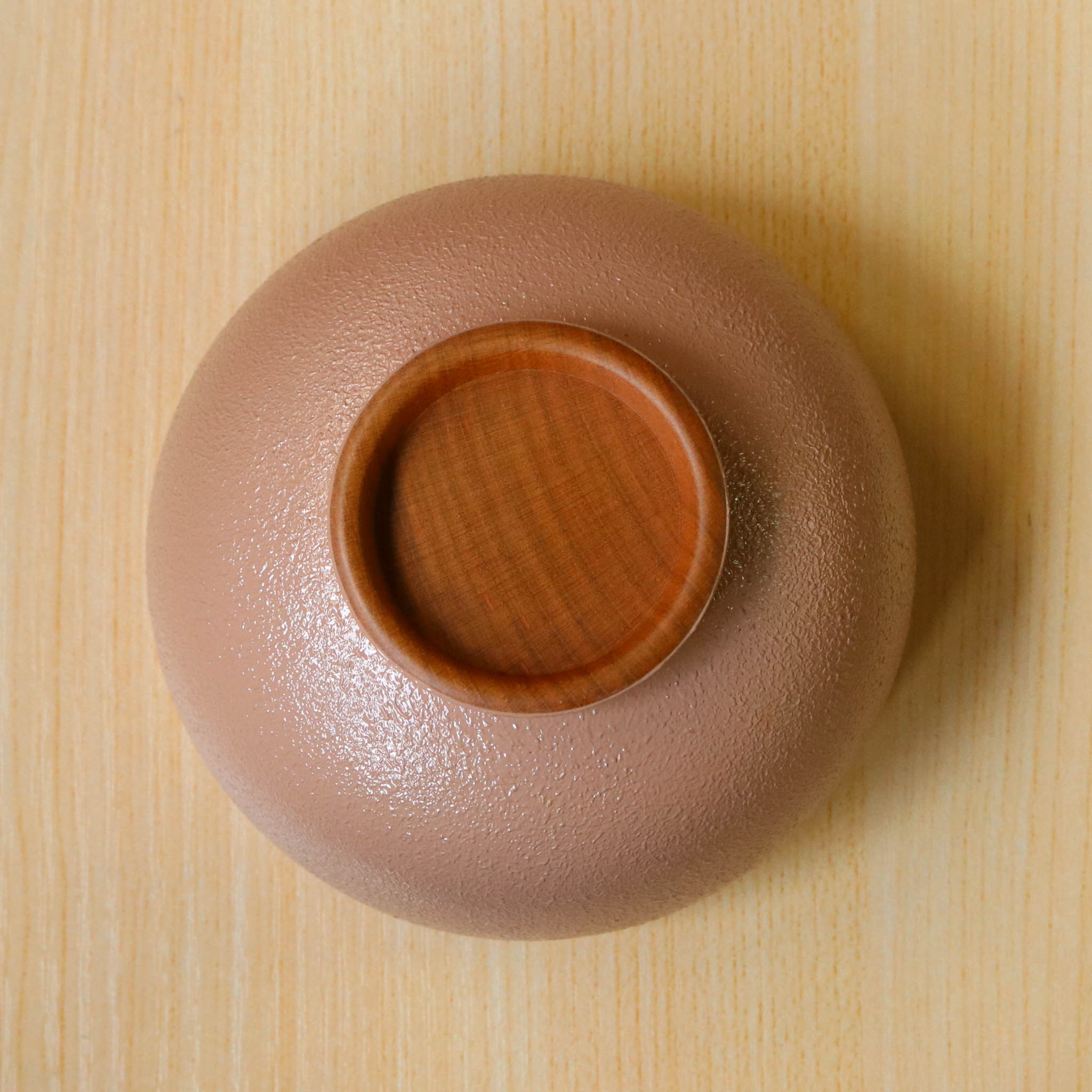 山中漆器 子供用食器 | しらさぎ椀S sibo | 桜 ナチュラル×ピンク | 白鷺木工