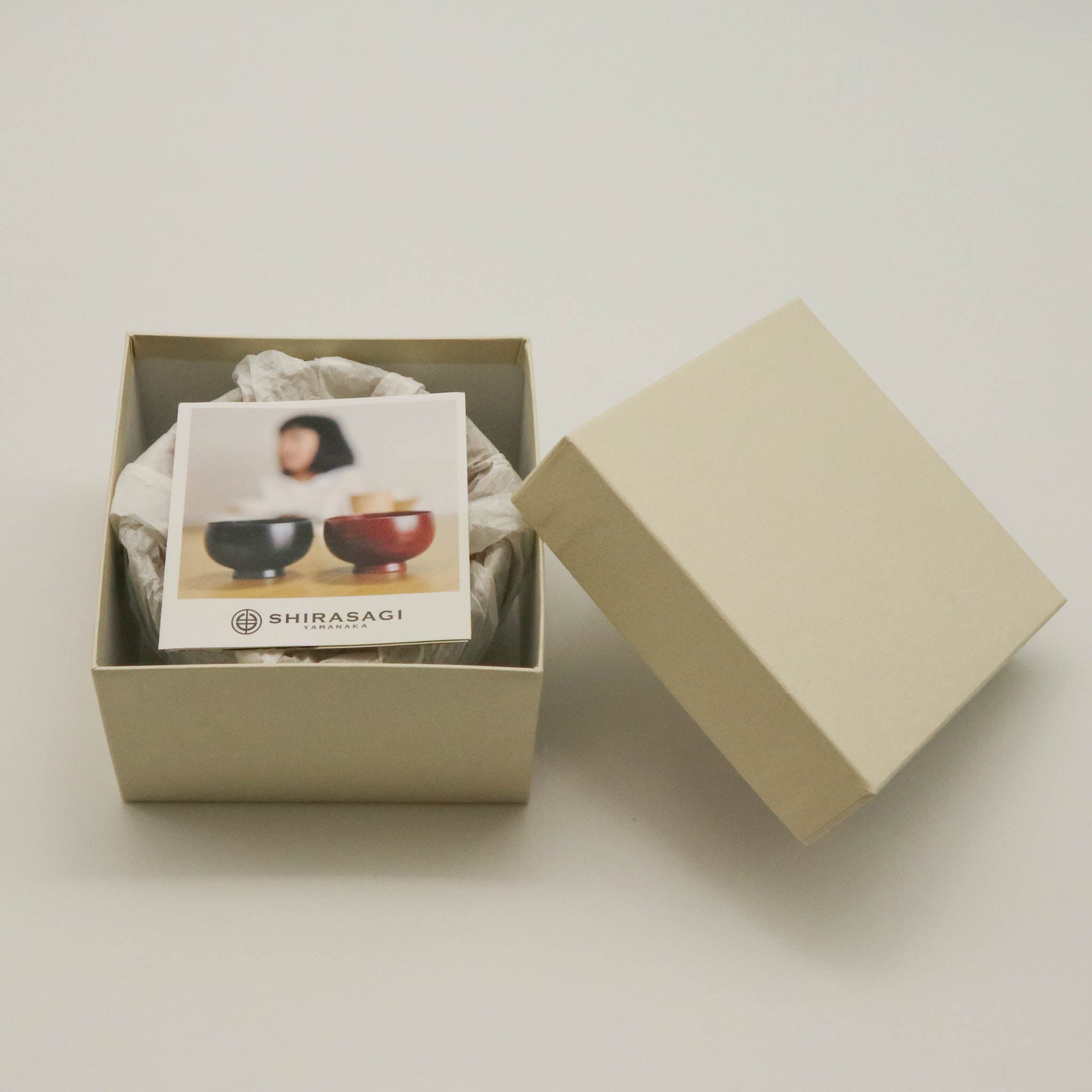 山中漆器 子供用食器 | しらさぎ椀S sibo | 桜 ナチュラル×グレー | 白鷺木工