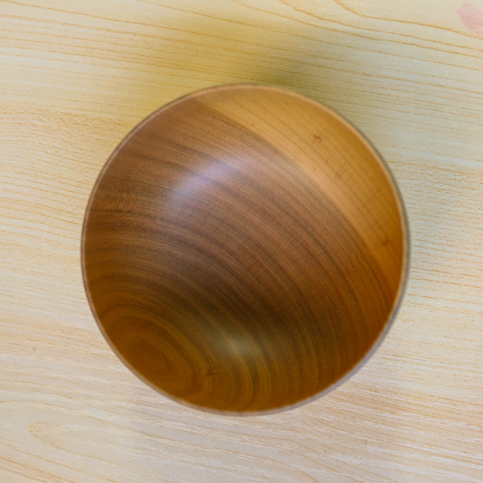 山中漆器 子供用食器 | しらさぎ椀S sibo | 桜 ナチュラル×グレー | 白鷺木工