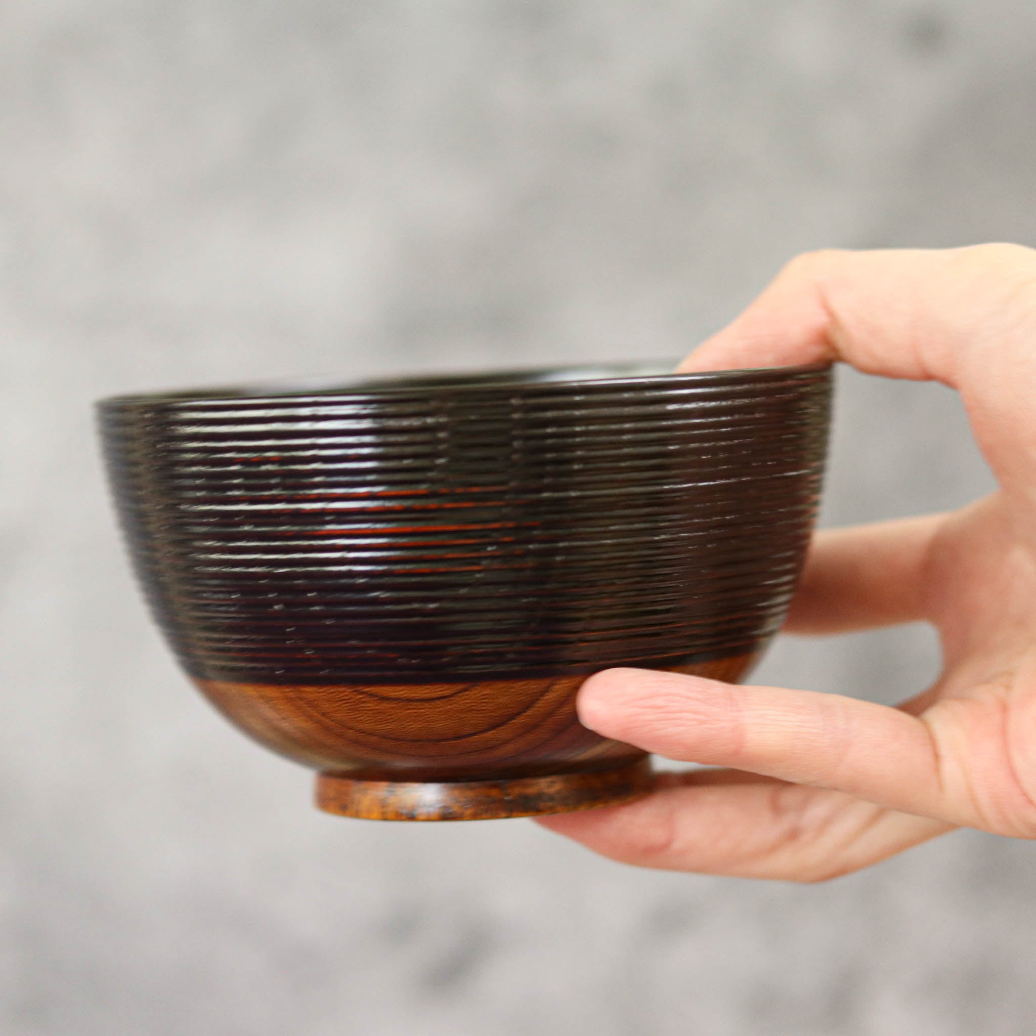 山中漆器 お碗 | 欅根来曙塗分 | 夫婦椀 | 大島東太郎商店