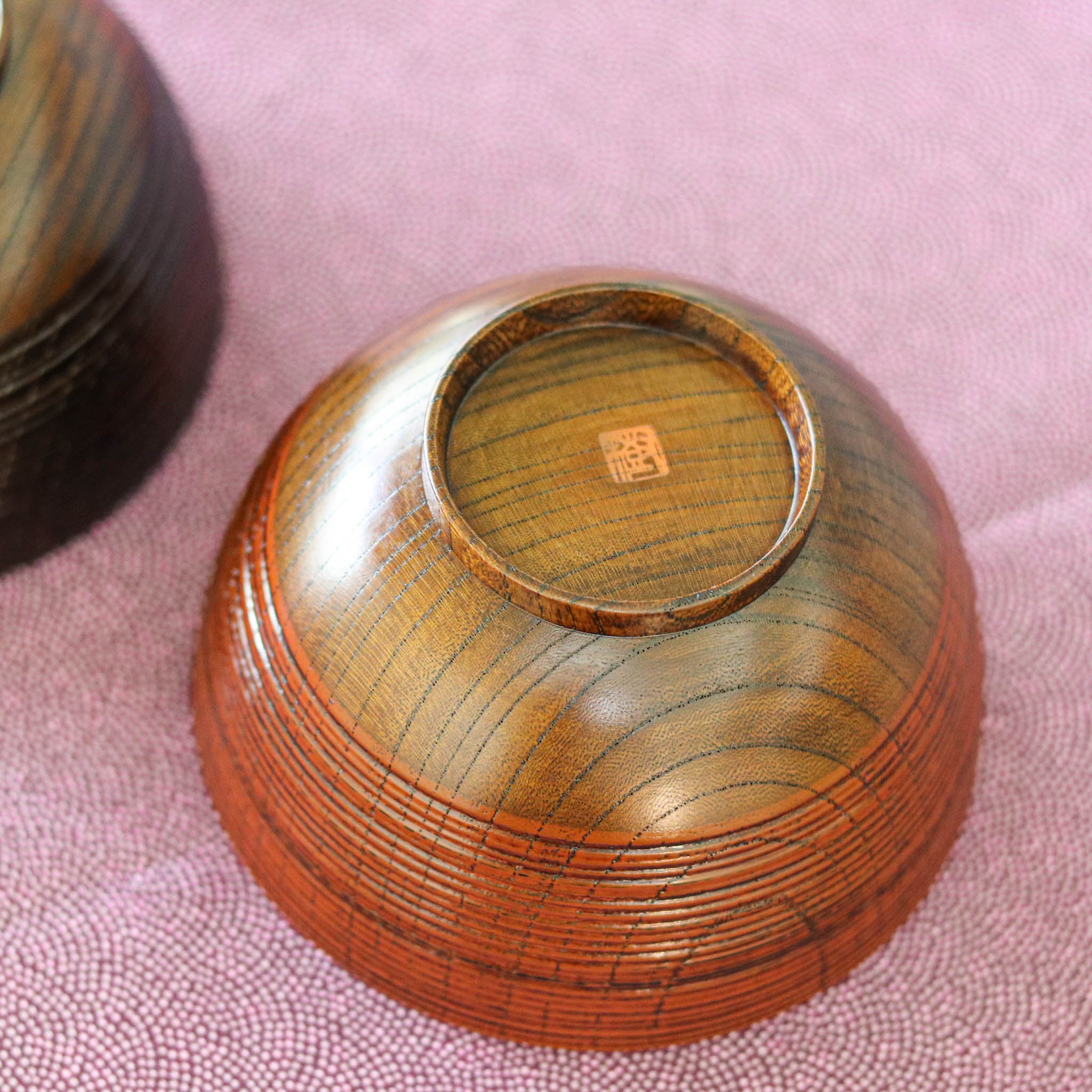 山中漆器 お碗 | 欅根来曙塗分 | 夫婦椀 | 大島東太郎商店