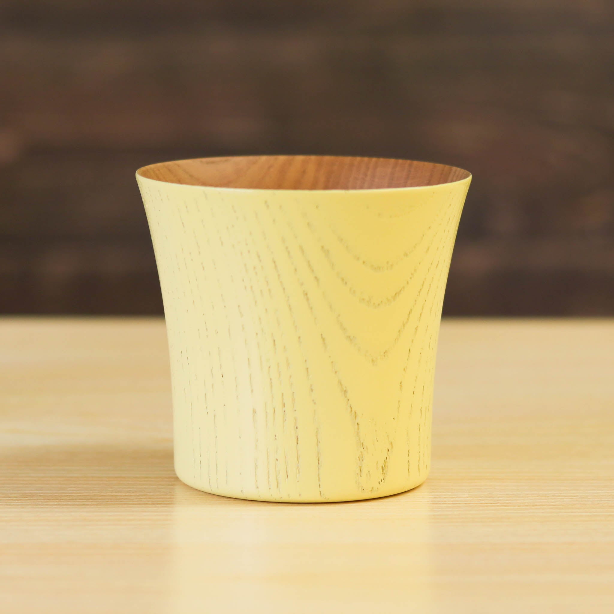 山中漆器 カップ | とりどりかっぷ | イエロー 小 | 山崎又一商店