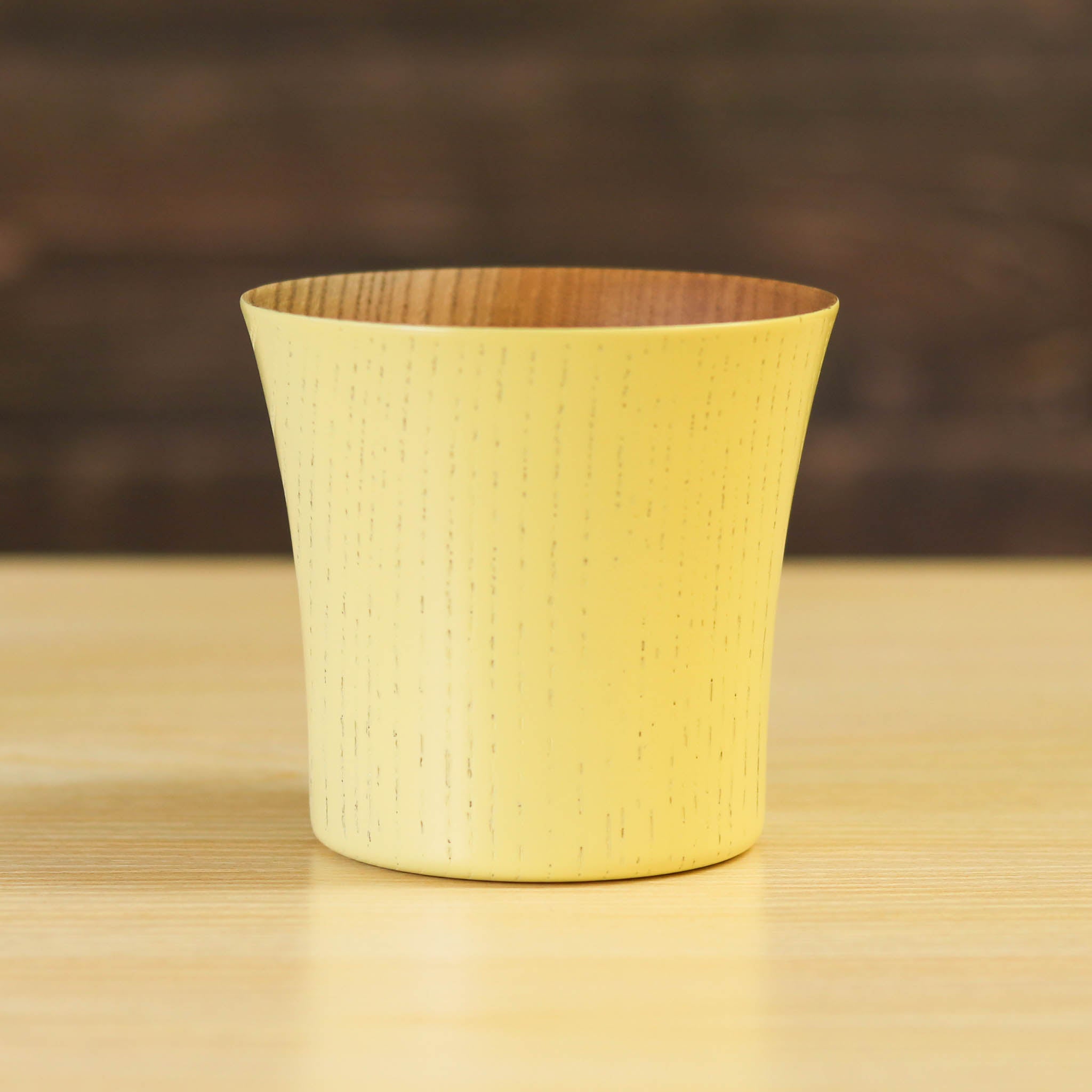 山中漆器 カップ | とりどりかっぷ | イエロー 小 | 山崎又一商店