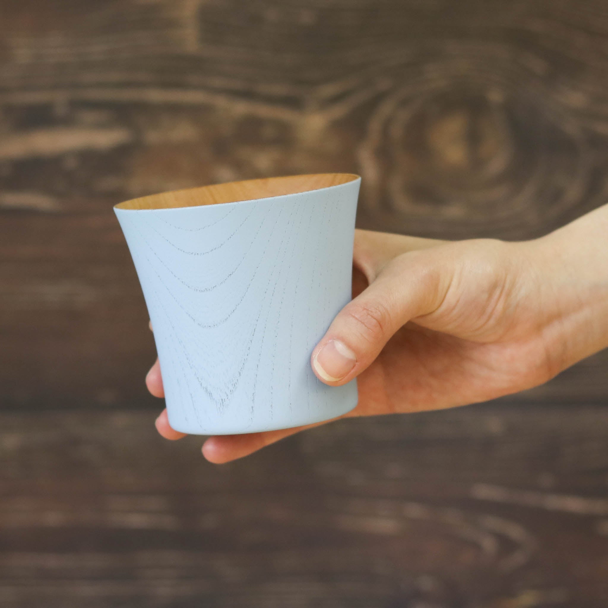 山中漆器 カップ | とりどりかっぷ | ブルー 小 | 山崎又一商店